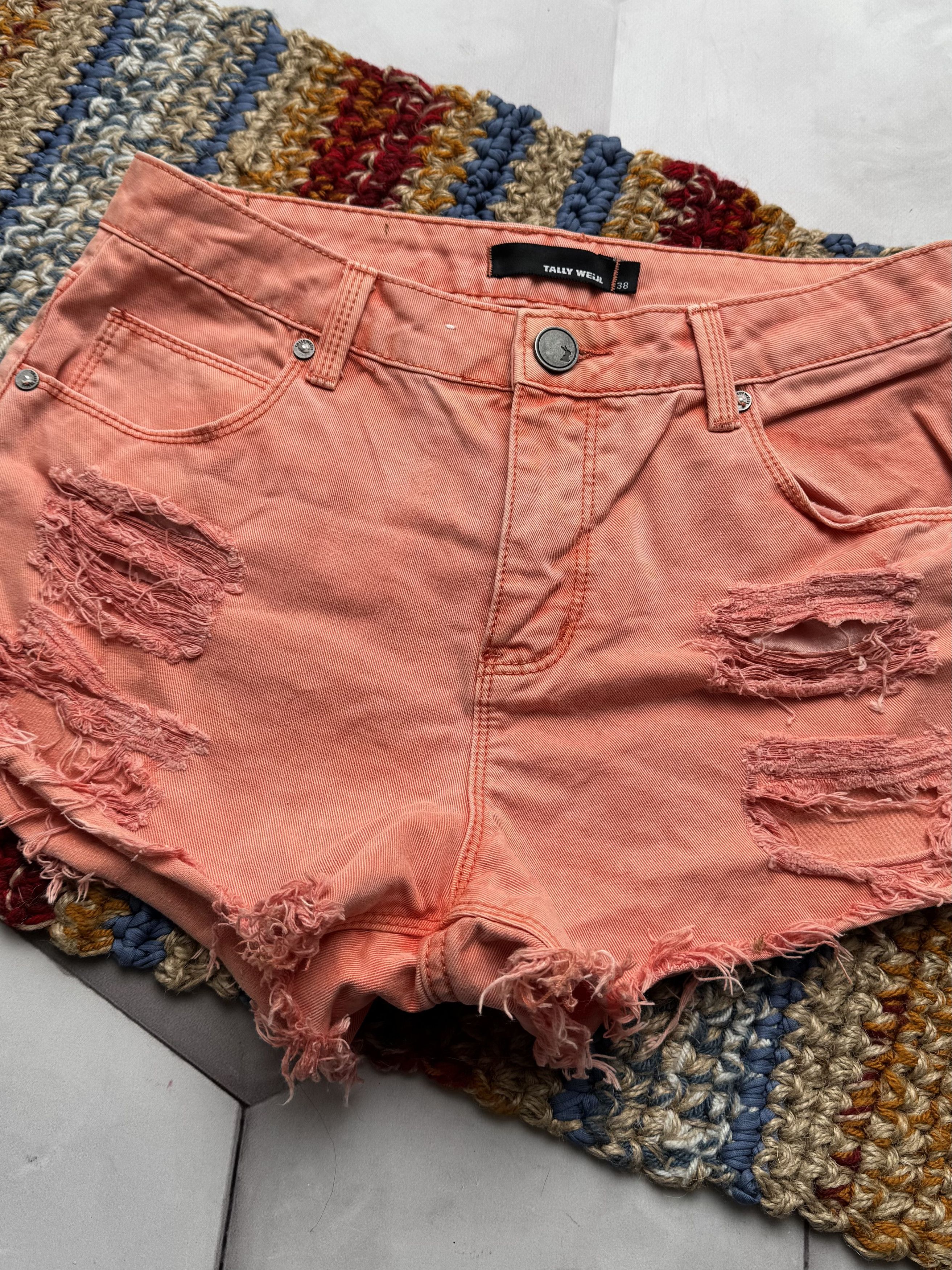 Vintage Vintage Mini Shorts (E4) Size 27" / US 4 / IT 40 - 2 Thumbnail
