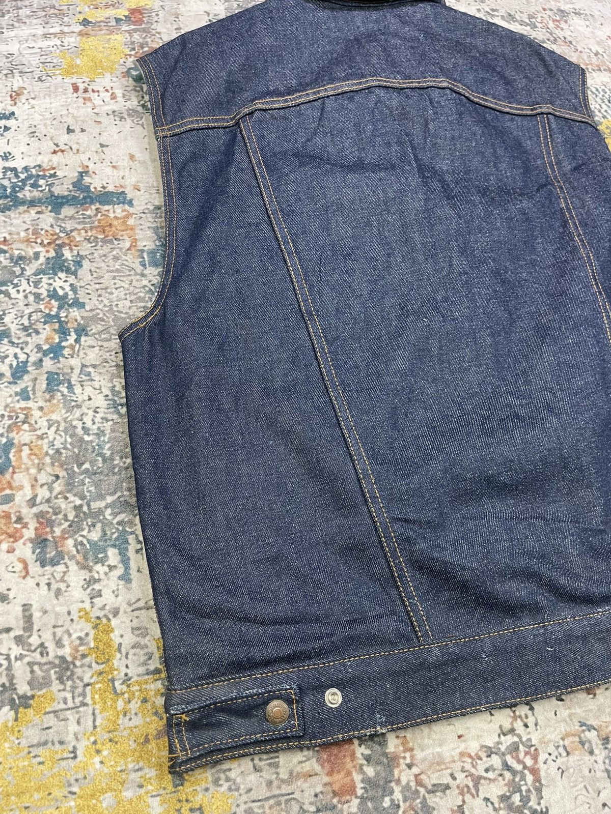 Levi's Vintage Clothing RARE🔥Vtg Levis Sample 1990 Reversible Denim Vest Jacket Size US M / EU 48-50 / 2 - 7 Thumbnail