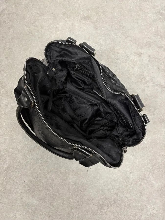 Diesel Diesel Black Leather Avant-Garde Shoulder Bag Size ONE SIZE - 11 Thumbnail