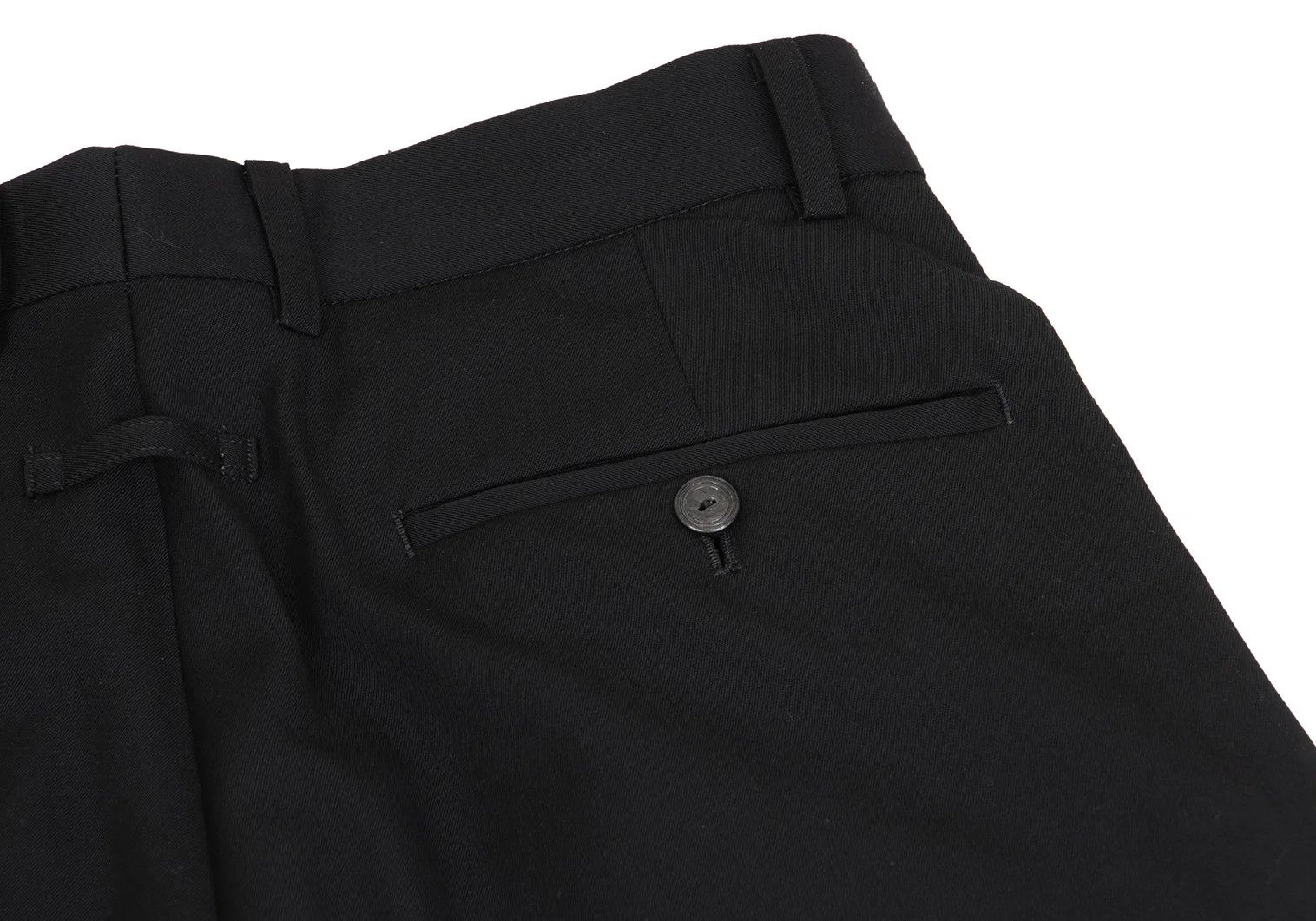 Jean Paul Gaultier Wool Gabardine Trousers in Black, Size 48 Size US 32 / EU 48 - 11 Thumbnail