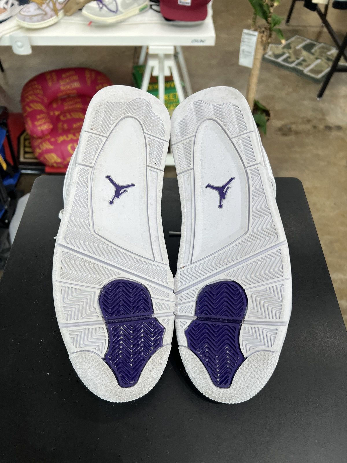 Jordan Brand Air Jordan 4 Metallic Purple Sz. 13 (2020) Size US 13 / EU 46 - 8 Thumbnail