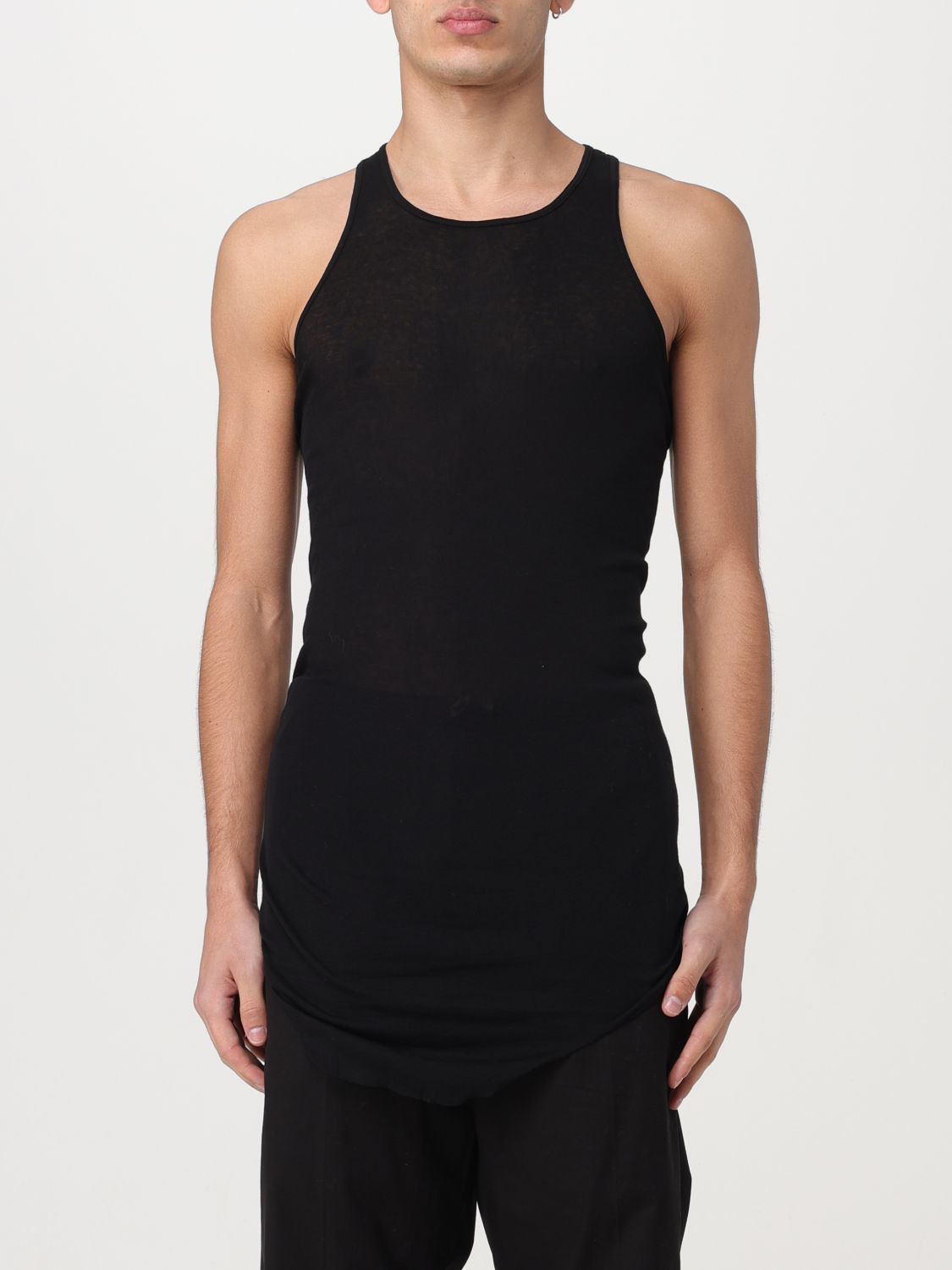 image of Rick Owens Tank Top Men Black (Size Large)