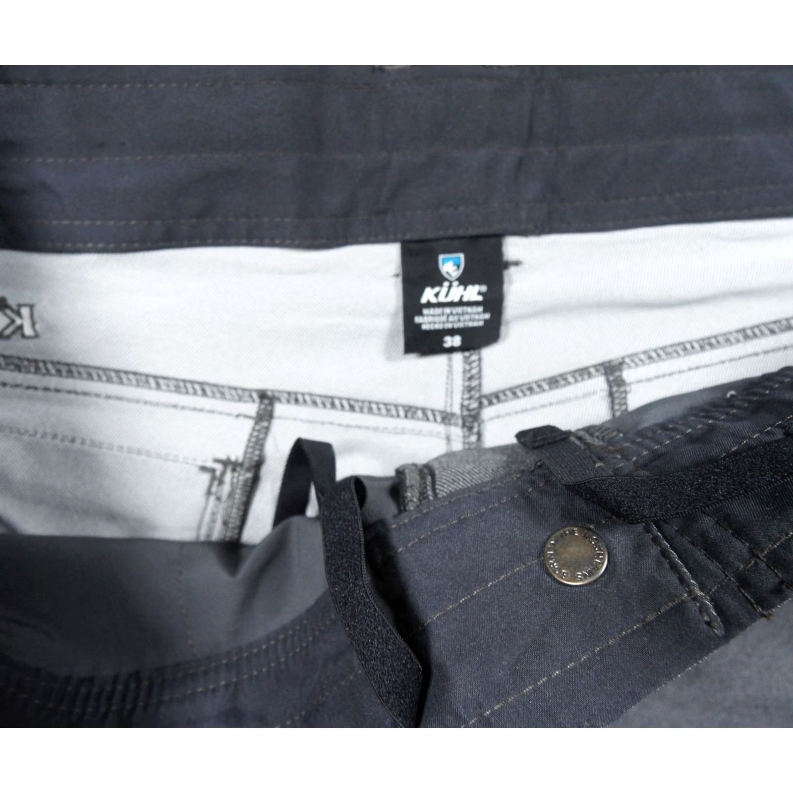 Vintage Kuhl Shorts Mens 38 Gray Chino Shift Amphibia Hiking Outdoors Stretch Casual Size US 38 / EU 54 - 5 Thumbnail