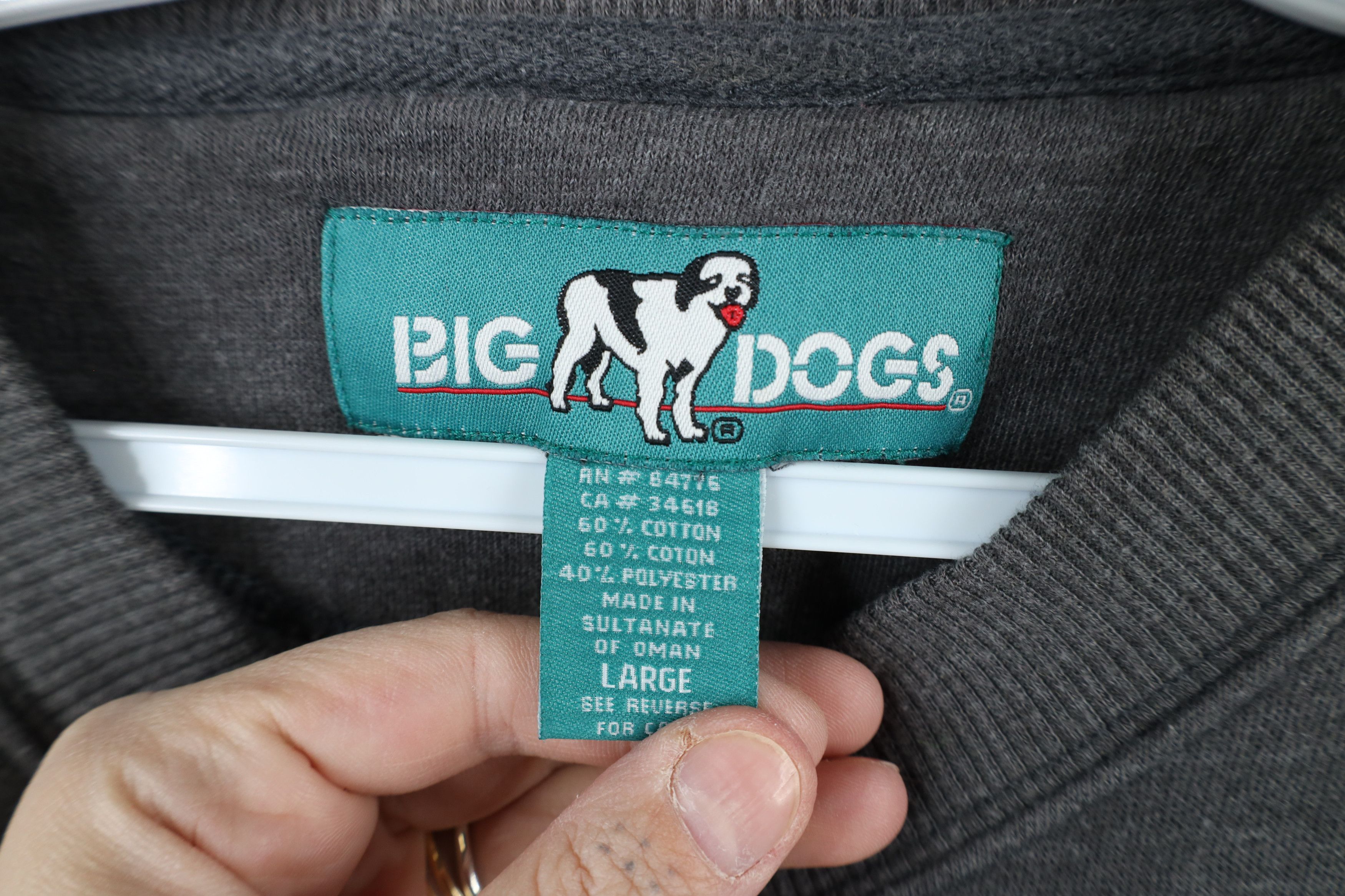 Big Dogs × Vintage Vintage 90s Big Dogs Who Let The Big Dogs Out Sweatshirt Size US L / EU 52-54 / 3 - 7 Thumbnail