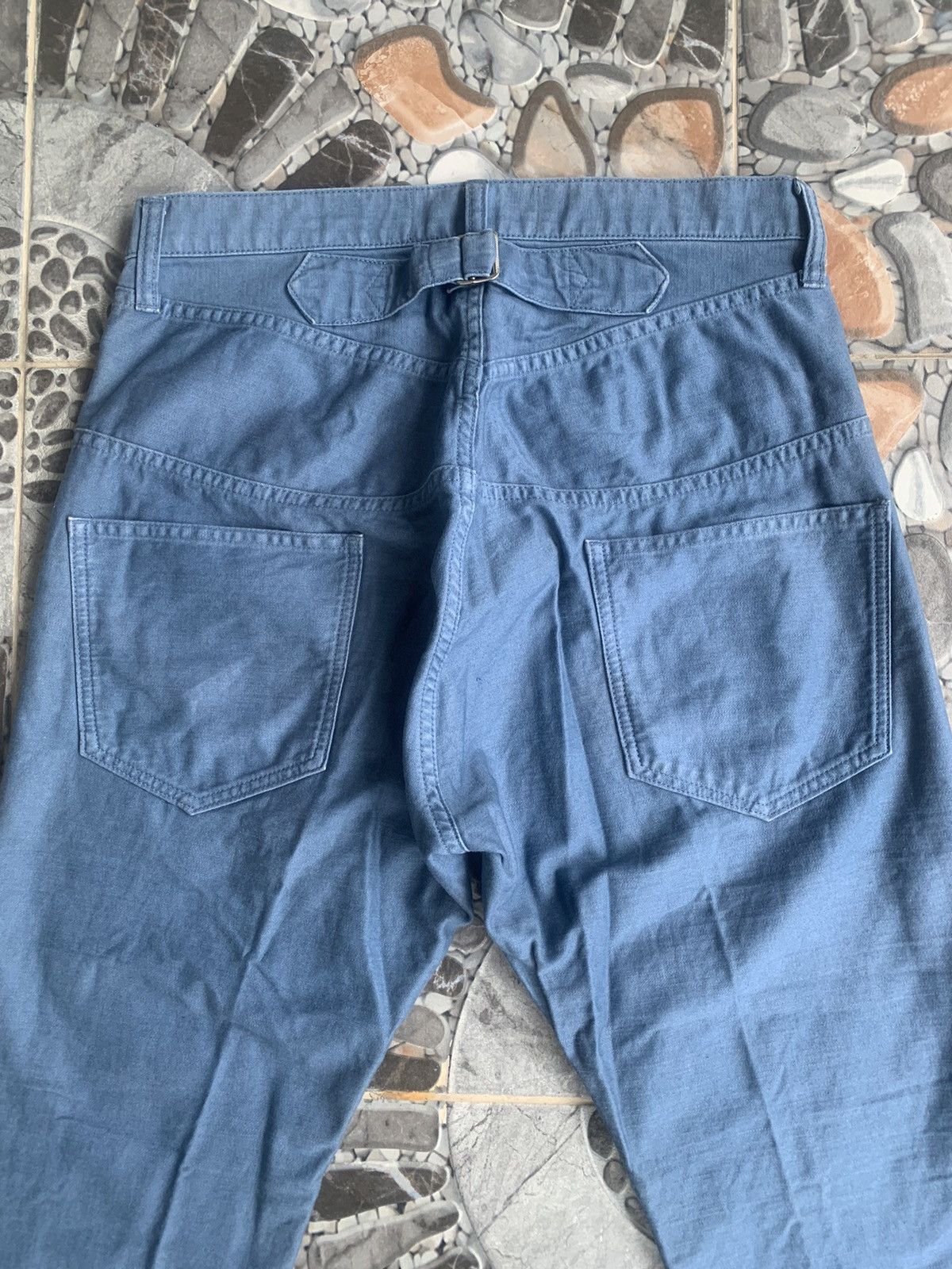 CABANE de ZUCCa × Issey Miyake × Vintage Cabane de Zucca Asymmetrical Button Pants Size US 30 / EU 46 - 10 Thumbnail