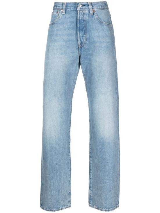 LEVI'S Men Denim Pants 00501 3655 Blue