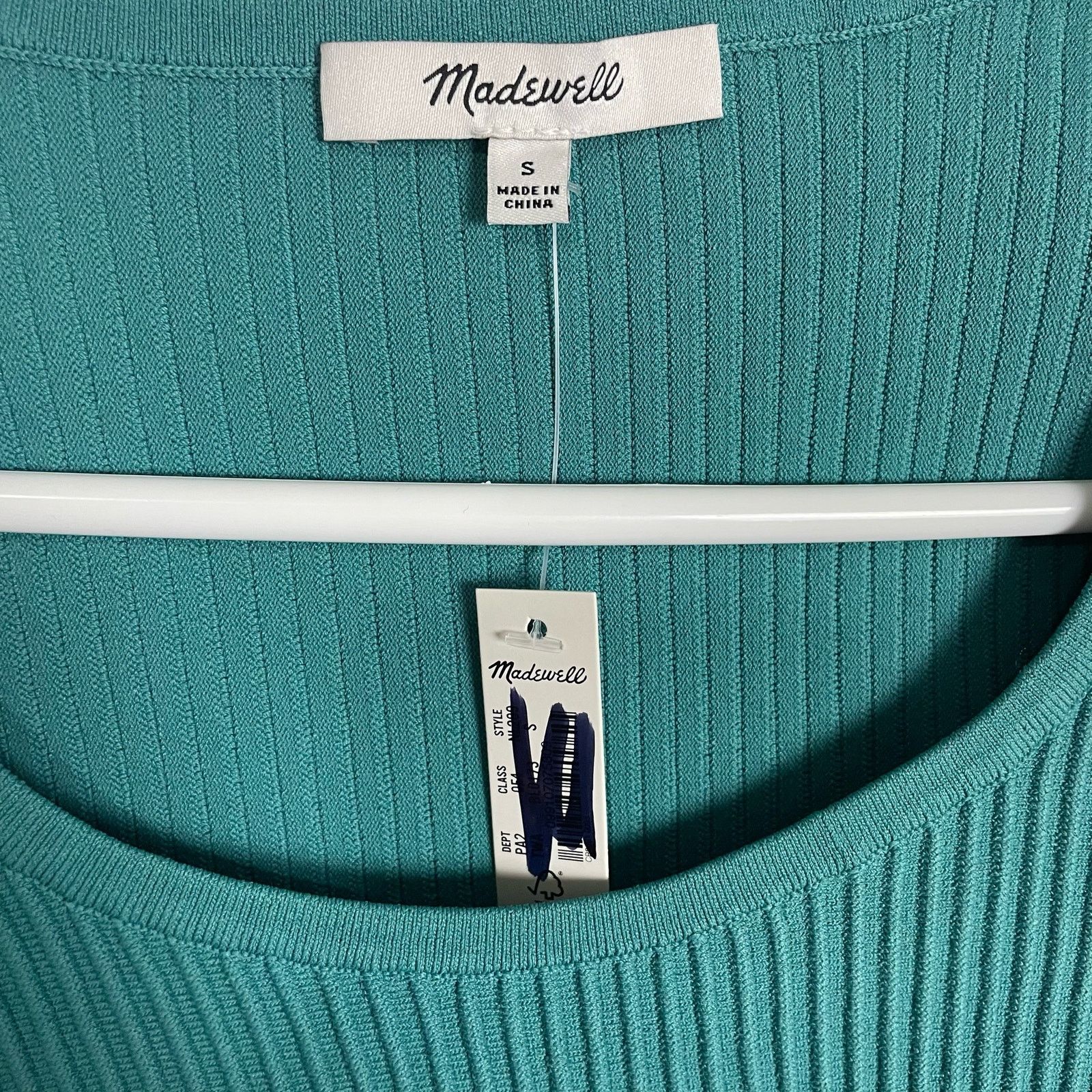 Madewell Madewell Sculpt Ottoman Stretchy Crop Tee Shirt US Women's S Size S / US 4 / IT 40 - 3 Thumbnail