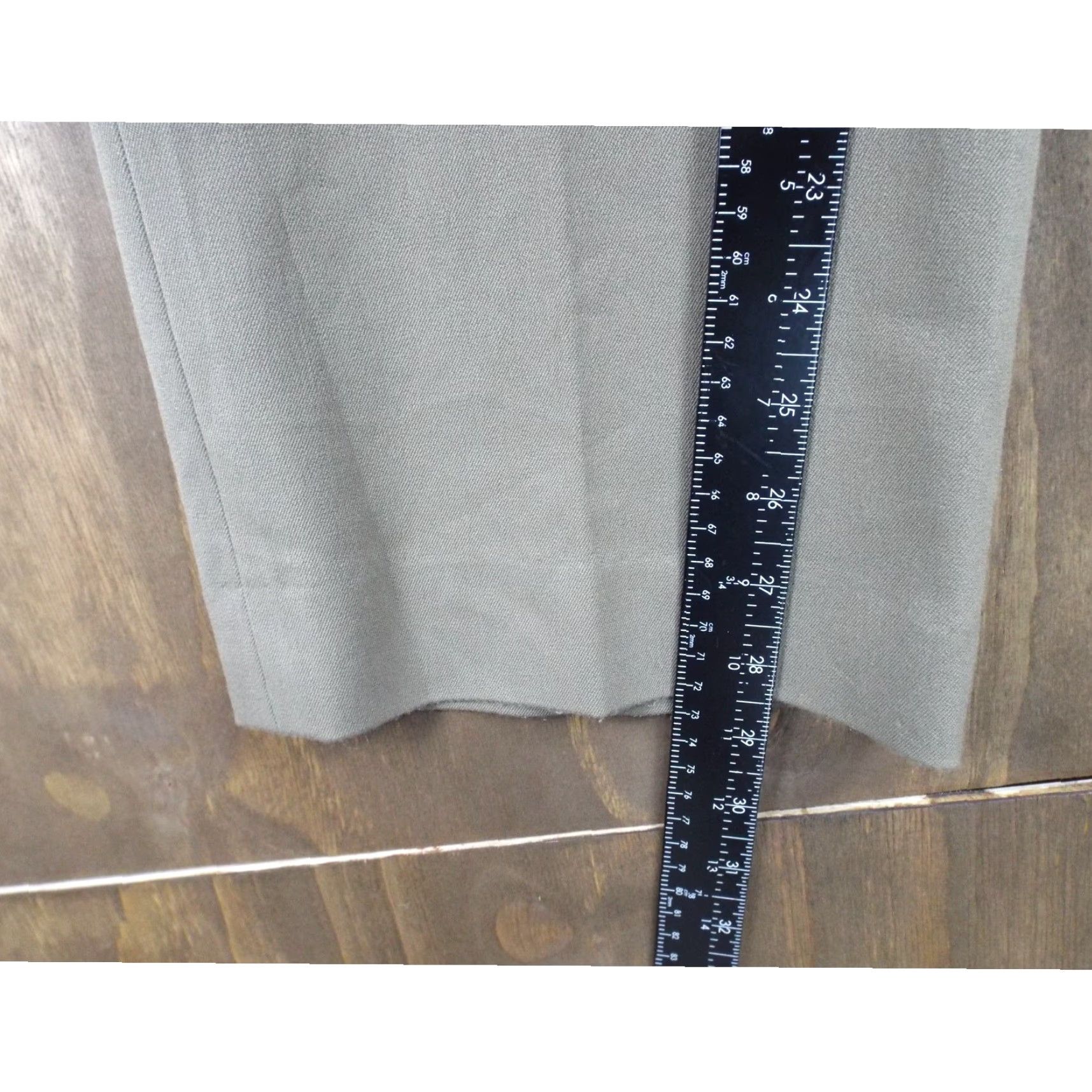 Talbots VINTAGE Talbots Womens Pants Brown Straight Leg High Rise Stretch 8 Size 29" - 6 Thumbnail
