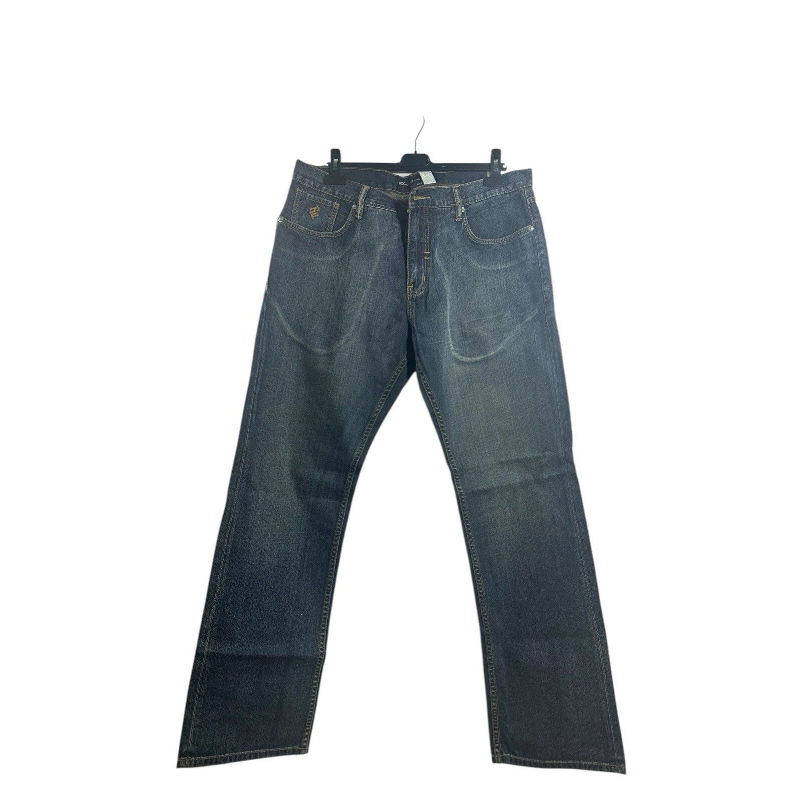 Rocawear Vintage Y2K Rocawear Jeans Mens Denim Baggy Hip Hop Blue Wid Size US 38 / EU 54 - 1 Thumbnail