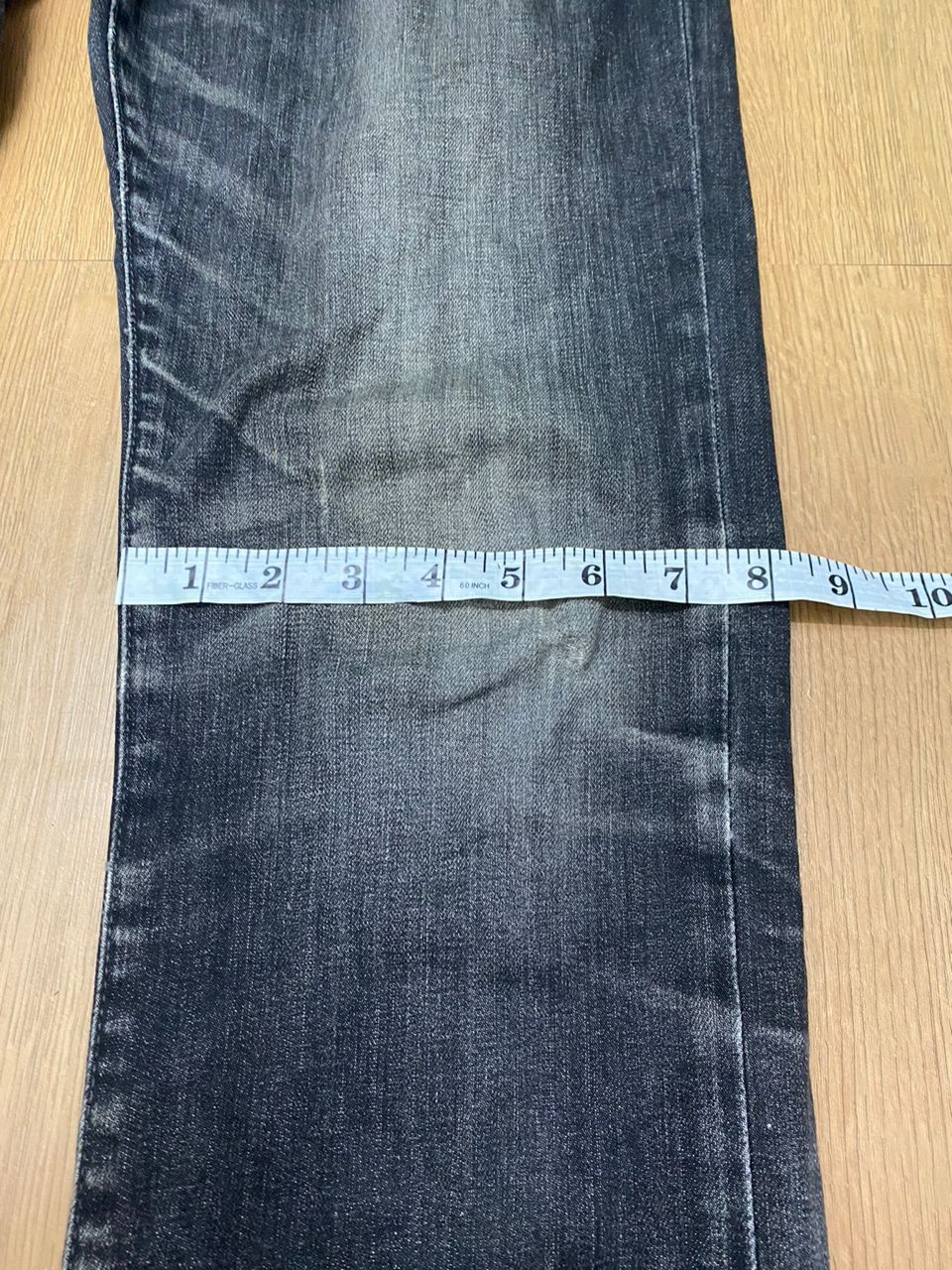Uniqlo W33 Uniqlo Jeans Slim Fit Rapper Distressed Denim Jeans Size US 33 - 5 Thumbnail
