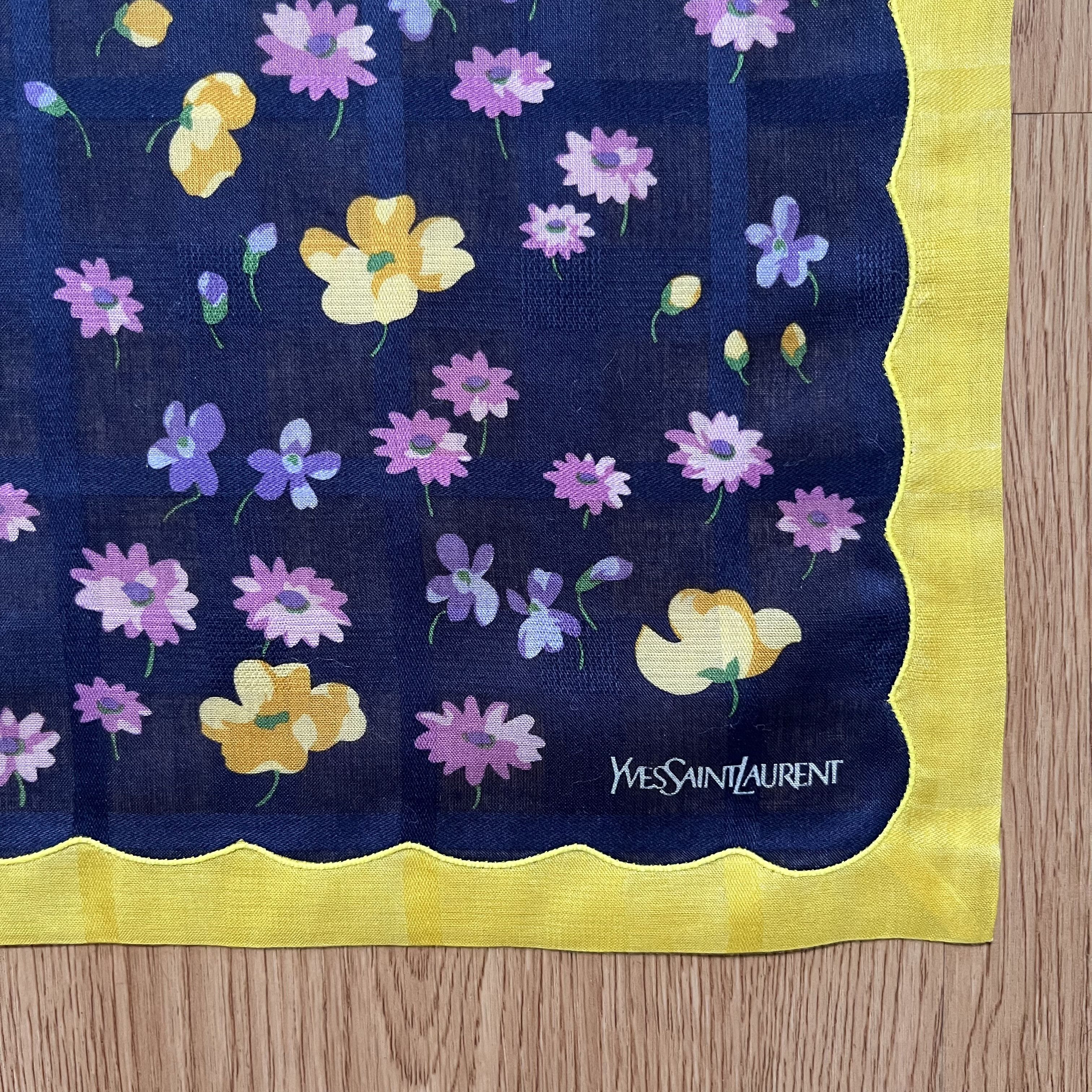 Yves Saint Laurent Vintage Yves Saint Laurent Handkerchief Size ONE SIZE - 2 Thumbnail