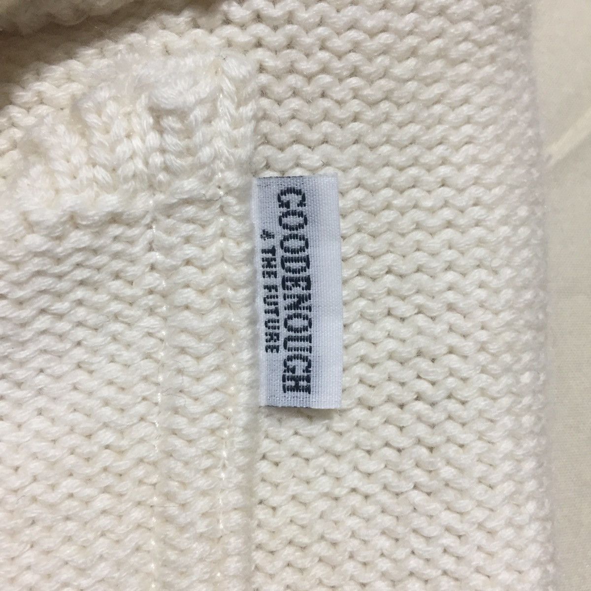 GOODENOUGH GOODENOUGH Cable Knit Sleeve Changeover Fisherman Knit Zip Size US M / EU 48-50 / 2 - 4 Thumbnail