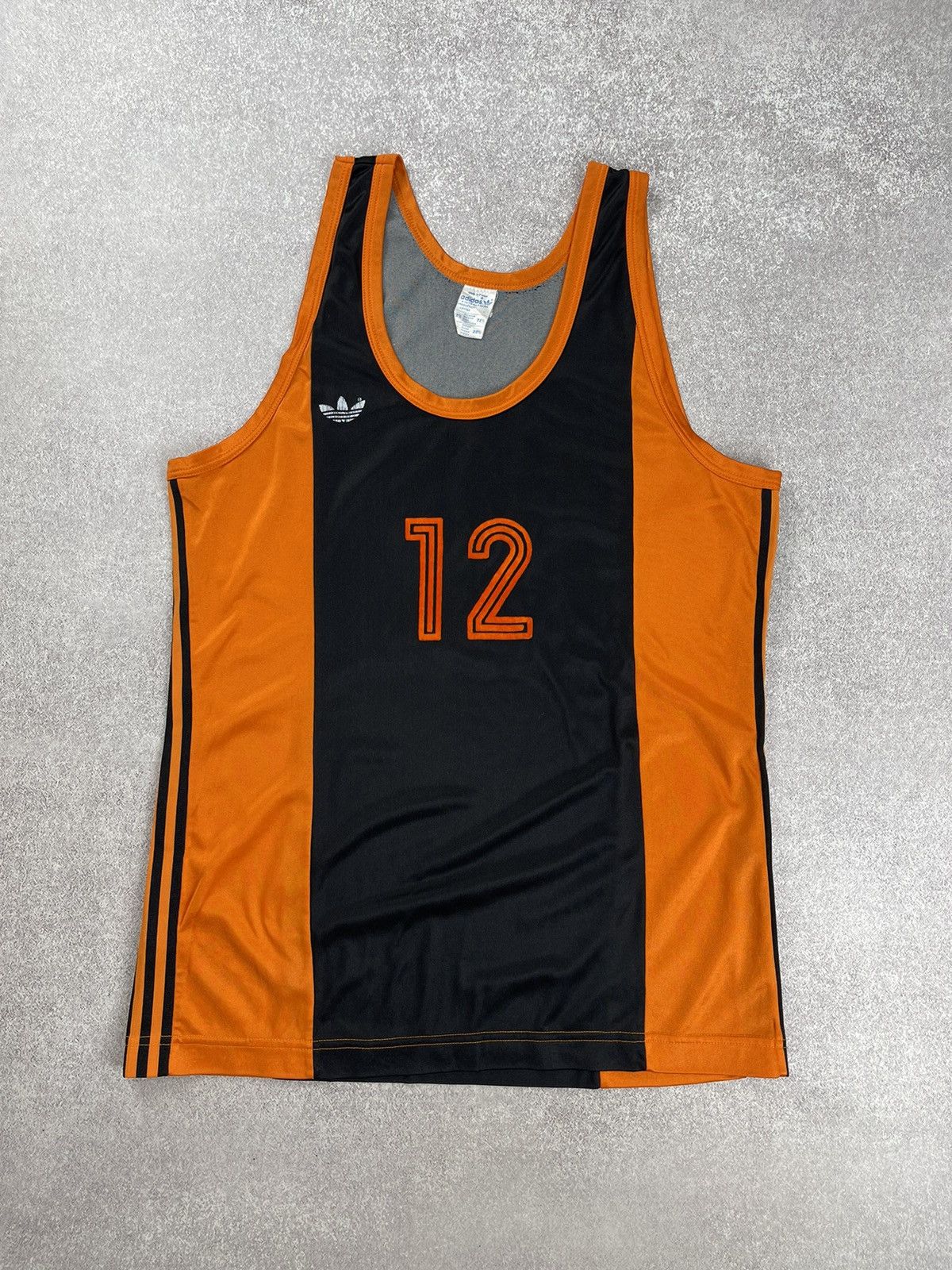 Adidas Vintage Adidas 70-80’s Tank Top Running Jersey #12 Size M-L Size US M / EU 48-50 / 2 - 1 Thumbnail