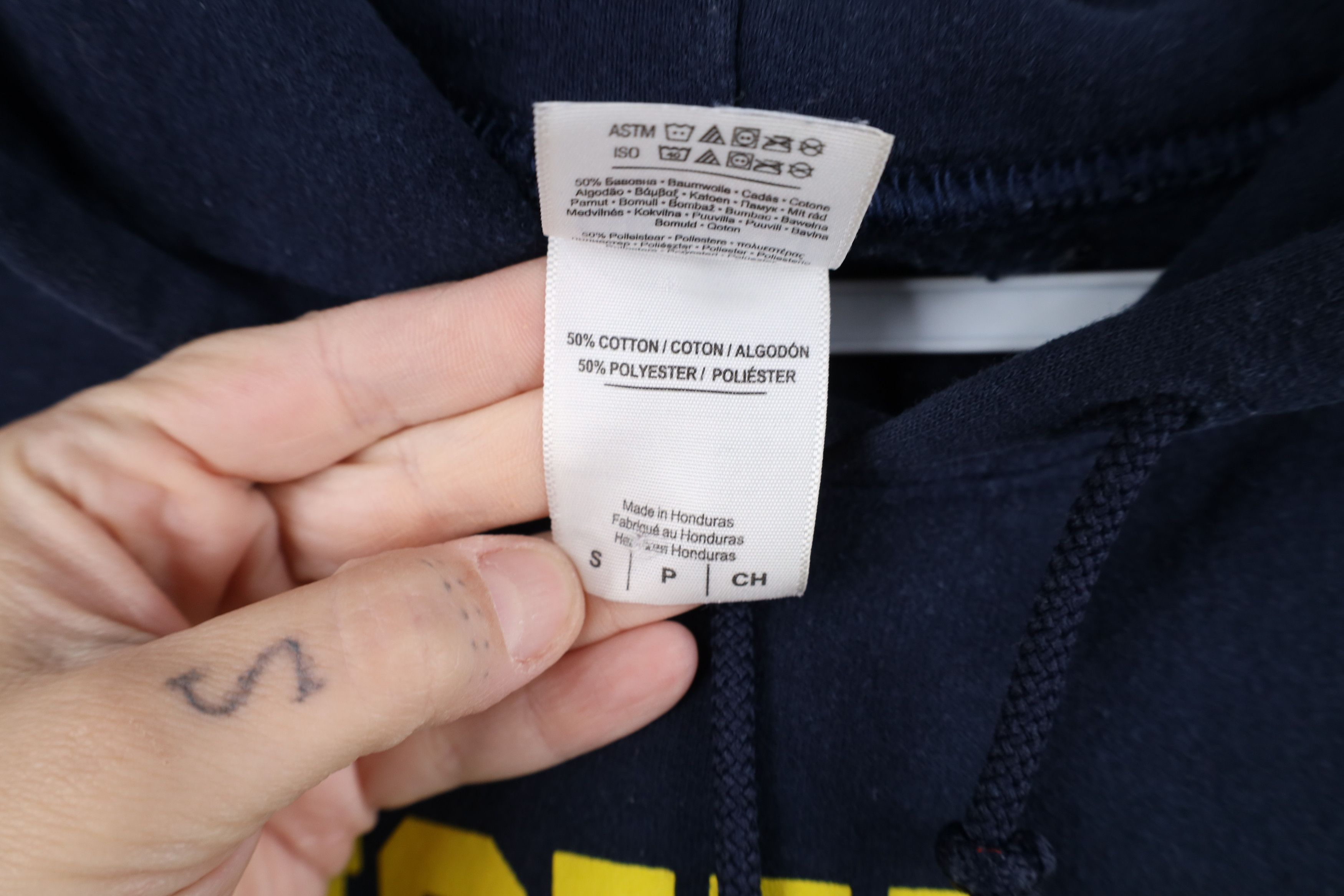 Vintage Vintage University of Michigan Womens Basketball Hoodie Blue Size S / US 4 / IT 40 - 6 Thumbnail
