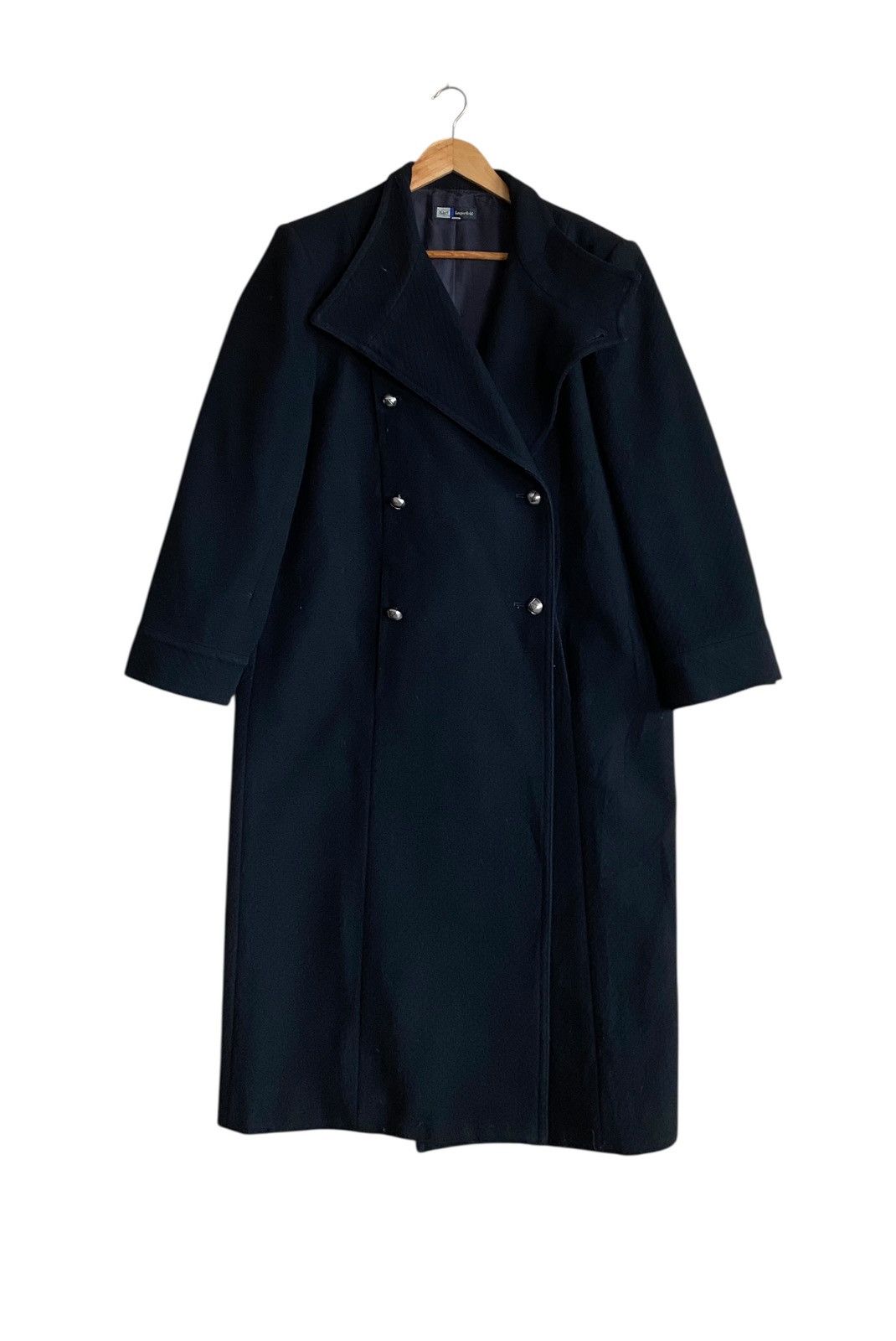 Karl Lagerfeld Vintage Brand Karl Lagerfeld Wool Trench Coat 1990s Size US L / EU 52-54 / 3 - 1 Thumbnail