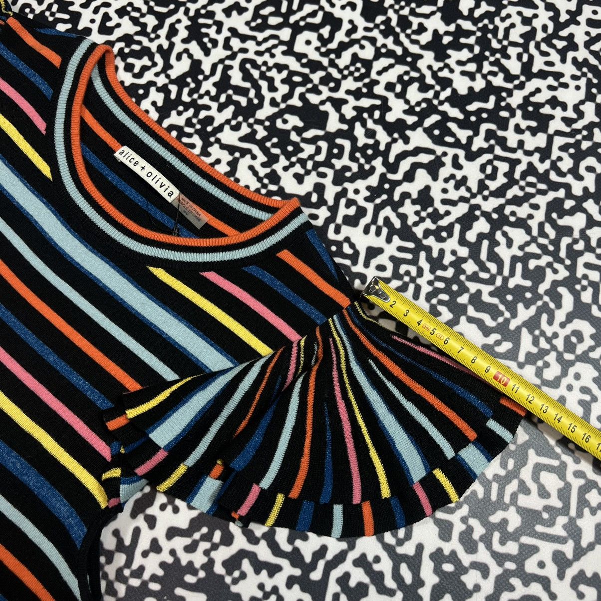Alice + Olivia Vintage Y2K Alice + Olivia Striped Retro Luxury Tank Top Size M / US 6-8 / IT 42-44 - 13 Thumbnail