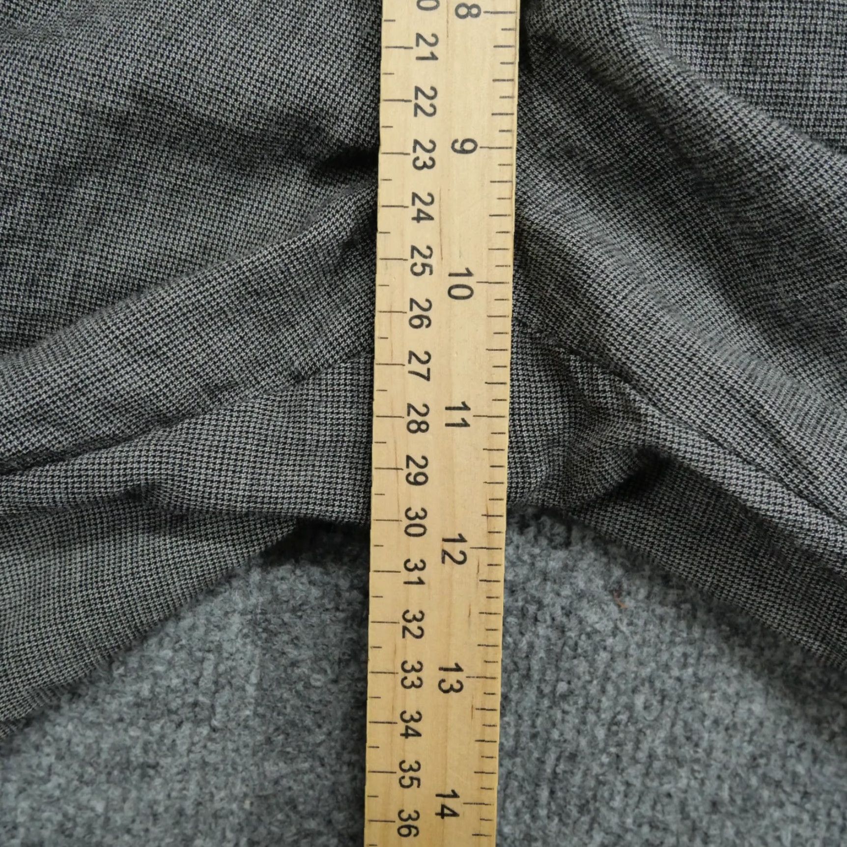 Brooks Brothers Brooks Brothers Pants Mens 32x28 Grey Black Wool Blend Regent Fit Dress Size US 28 / EU 44 - 7 Thumbnail