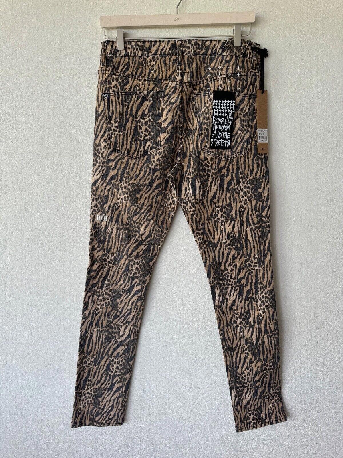 Ksubi new Ksubi mens denim jean chitch 32 zoo tiger tan brown Size US 32 / EU 48 - 5 Thumbnail
