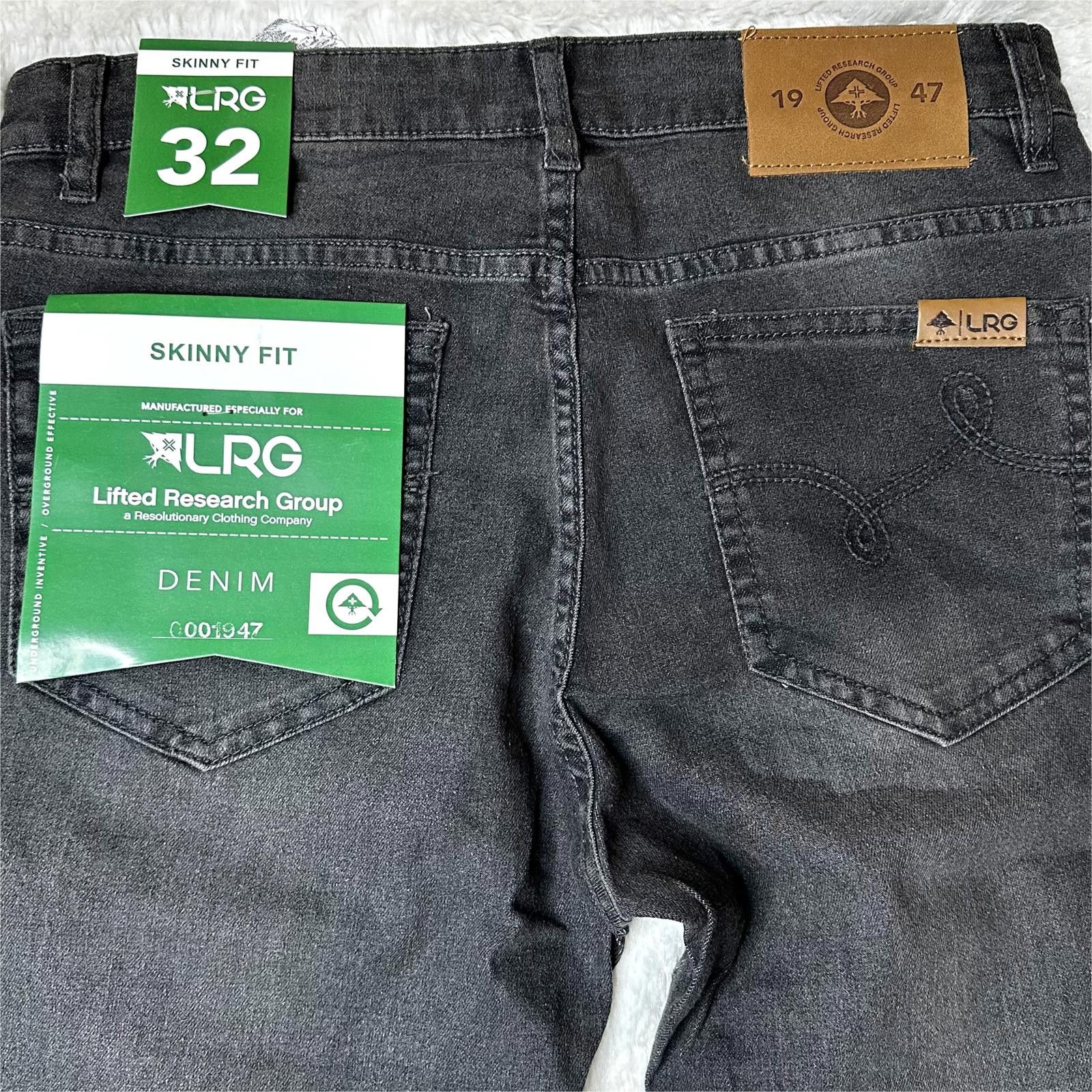 LRG NWT LRG Skinny Fit Jeans Grey Mens 32x32 Size US 32 / EU 48 - 5 Thumbnail