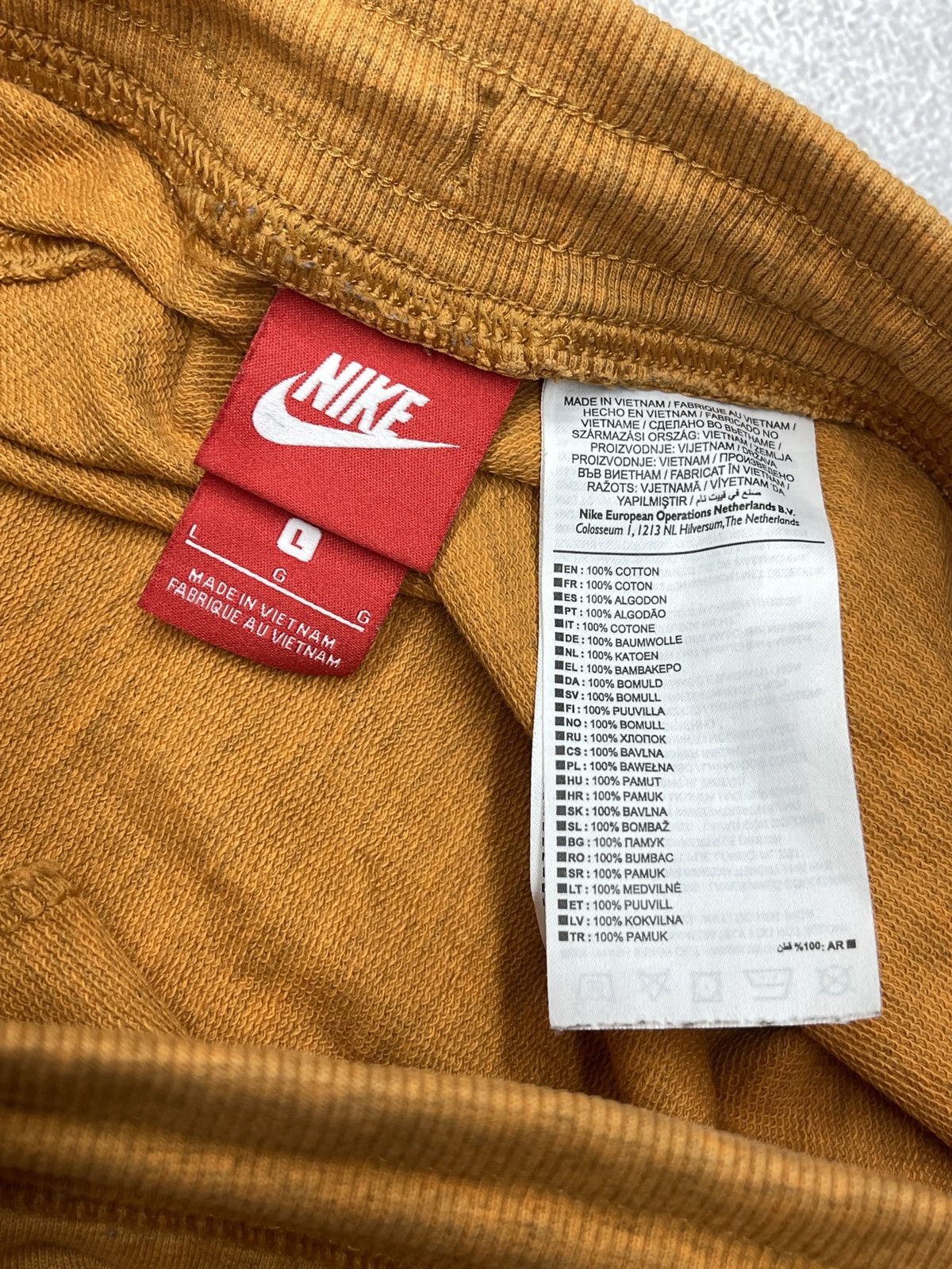 Nike Mens Nike NSW Orange Shorts Big Logo Drill Y2K TECH ACG Size US 34 / EU 50 - 7 Thumbnail