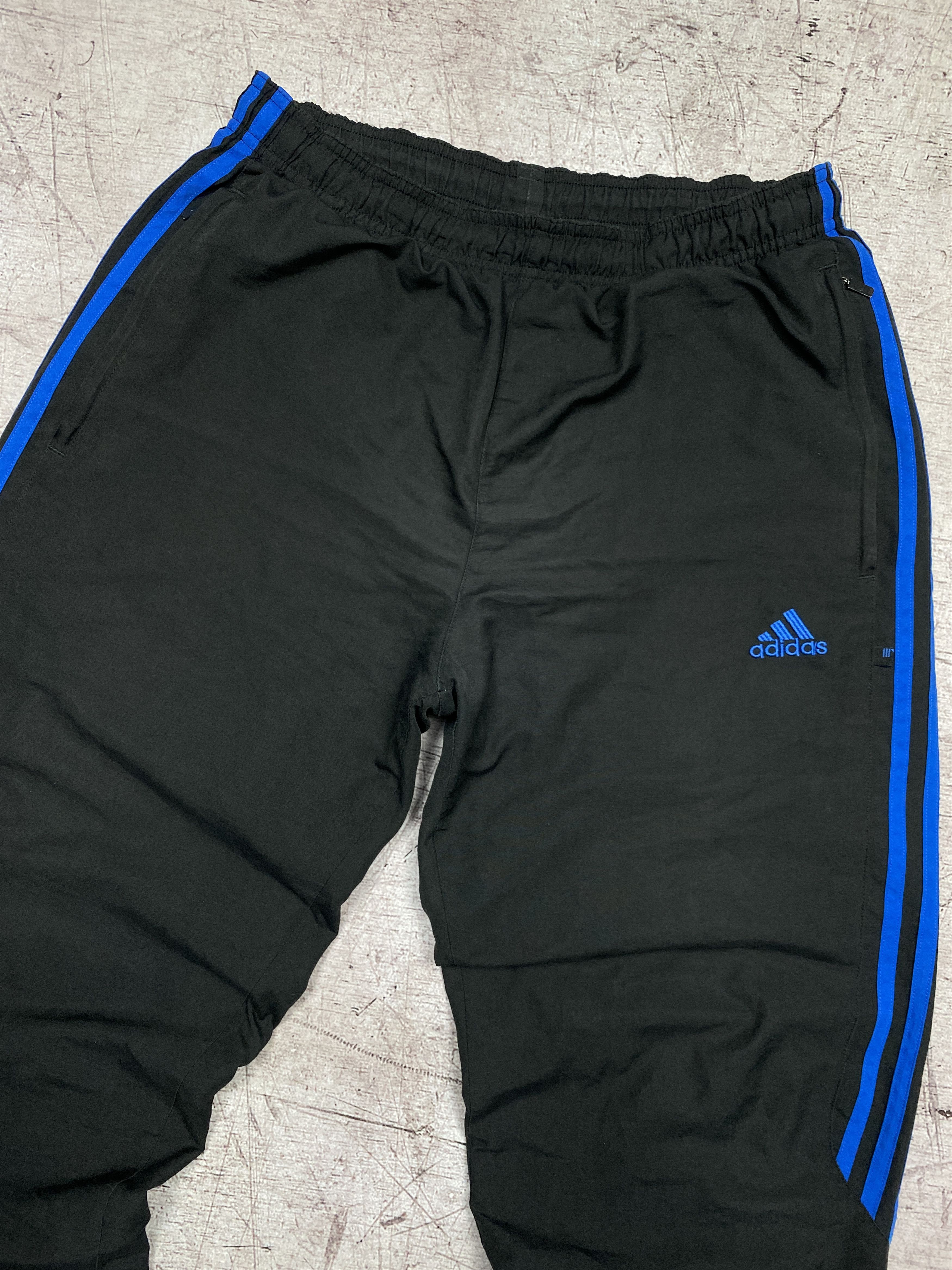 Adidas × Vintage Adidas Vintage Mens Nylon Track Pants Drill Y2K Size US 30 / EU 46 - 2 Thumbnail