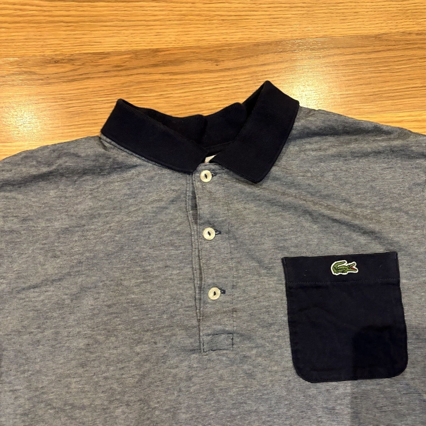 Lacoste Lacoste Regular Fit Polo Shirt Short Sleeve w/ Pocket Men’s Size 6 Gray Multicolor Logo Classic Size US S / EU 44-46 / 1 - 6 Thumbnail