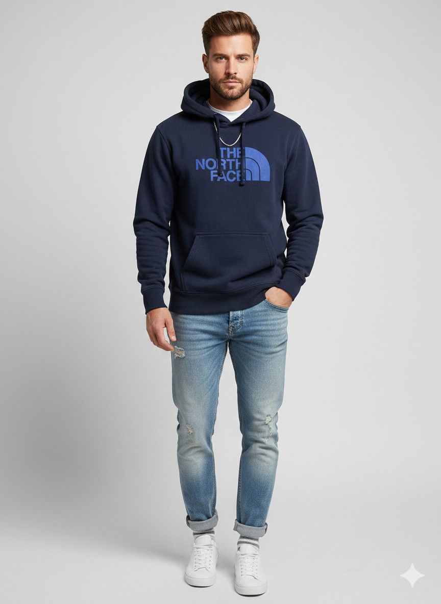 The North Face The North Face Navy Blue Hoodies Size US L / EU 52-54 / 3 - 1 Thumbnail