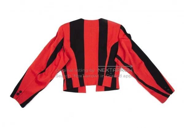 Comme des Garcons Comme Des Garcons Vertical-striped wool coat Size M / US 6-8 / IT 42-44 - 7 Thumbnail