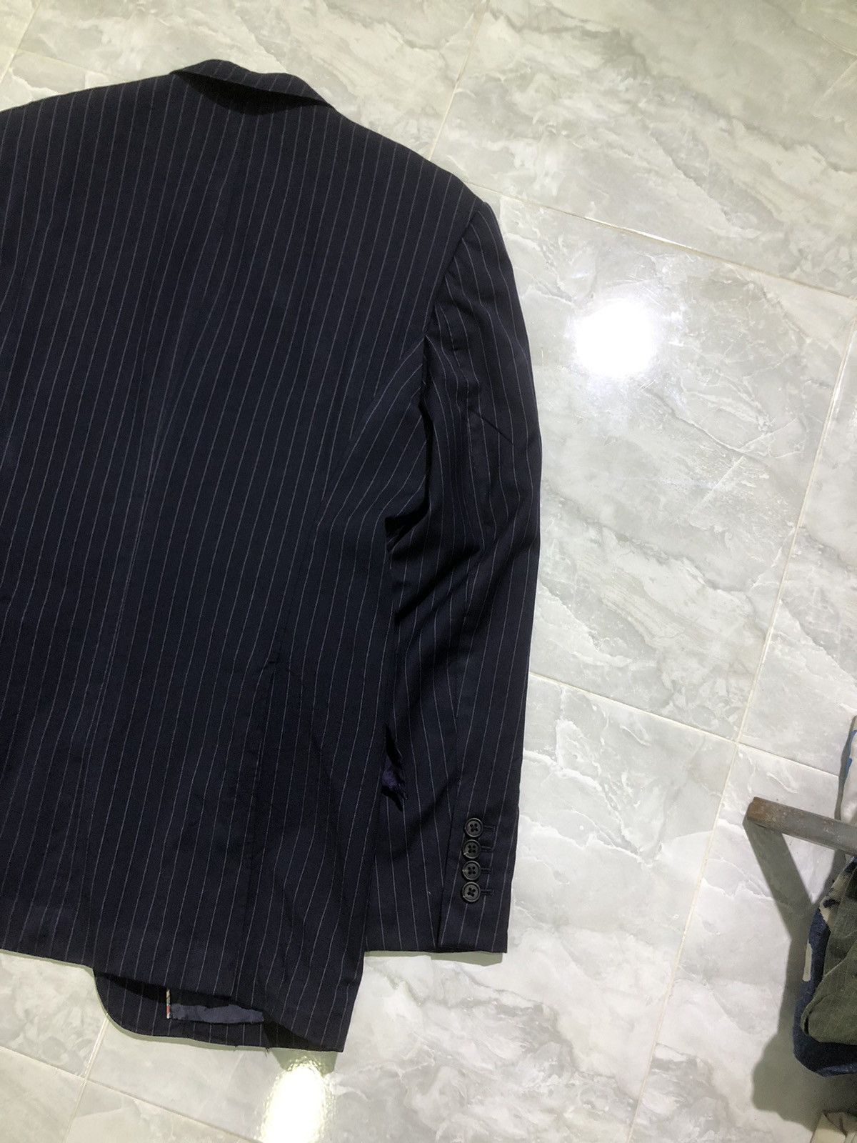 Cerruti 1881 × Paul Smith Paul Smith x Lanificio Cerruti stripe blazer single breasted Size 38R - 17 Thumbnail