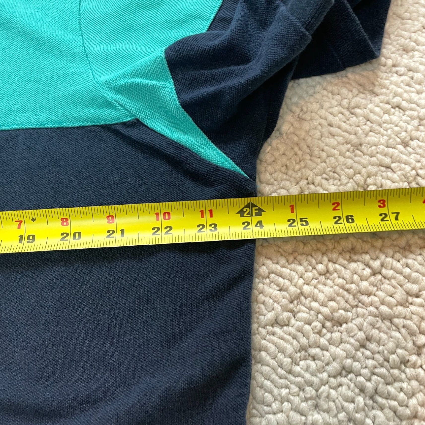 American Eagle Outfitters American Eagle Shirt Mens XL Blue Gray Colorblock Polo Golf Rugby Standard Fit Size US XL / EU 56 / 4 - 6 Thumbnail