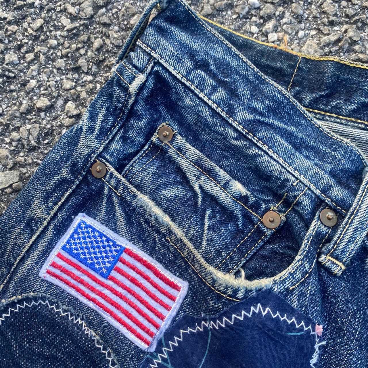 Kapital Kountry Vintage Kapital Hippies Denim Jeans Size US 32 / EU 48 - 14 Thumbnail