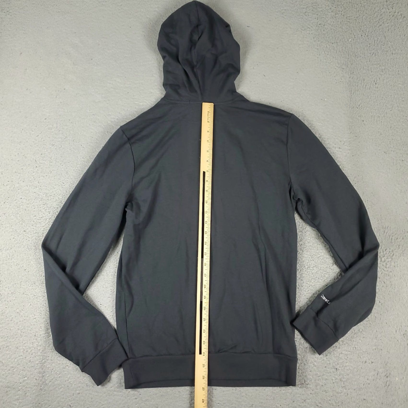 Marine Layer Marine Layer Mens Hoodie Pullover Sweatshirt Gray S Mock Neck Lace Up Logo All Seasons Hooded Regular Fabric Fleece Cotton Blend Vintage No Size US S / EU 44-46 / 1 - 4 Thumbnail