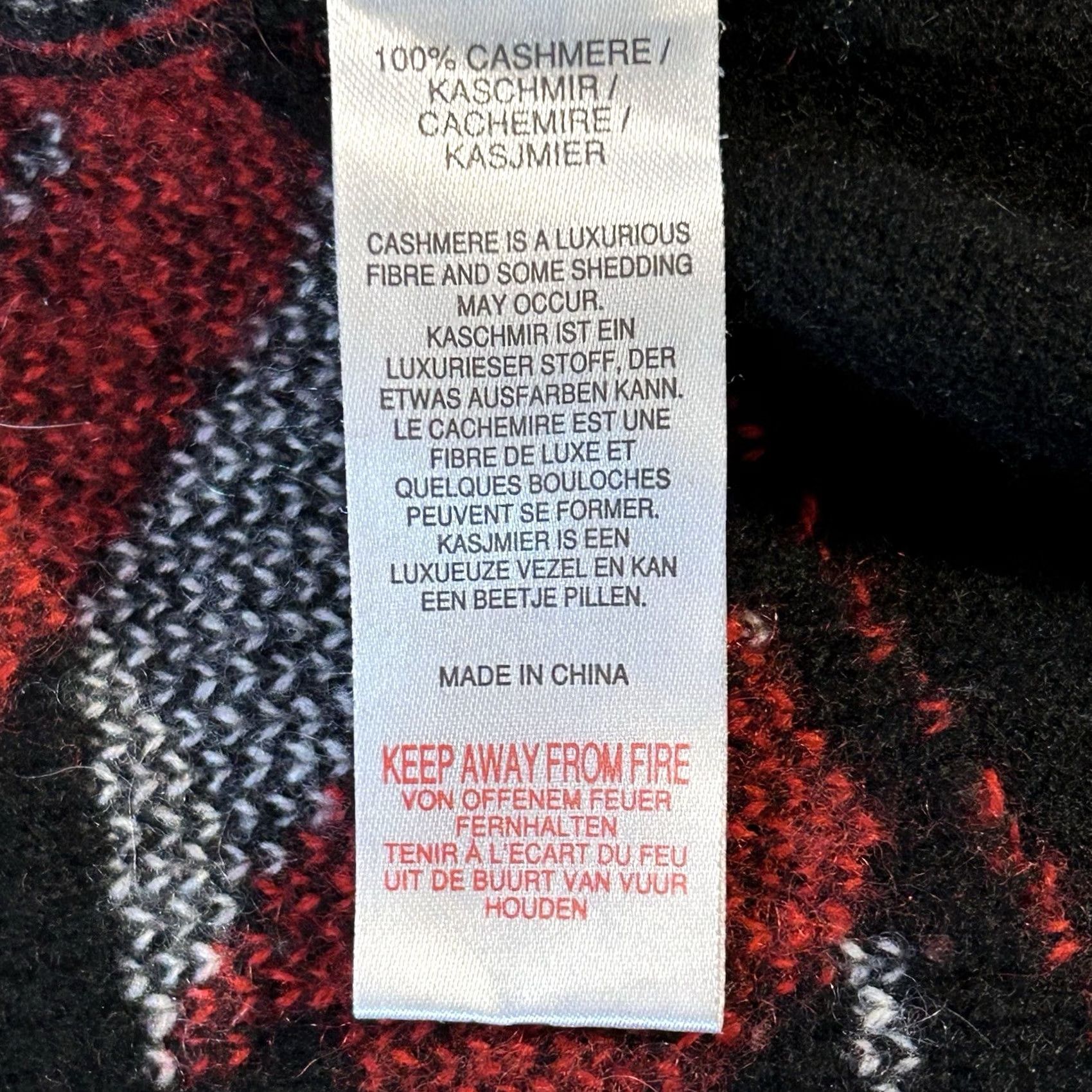 Vintage VINTAGE Scott & Scott London Cashmere Star Sweater Long Sleeve Women’s Large Size L / US 10 / IT 46 - 5 Thumbnail