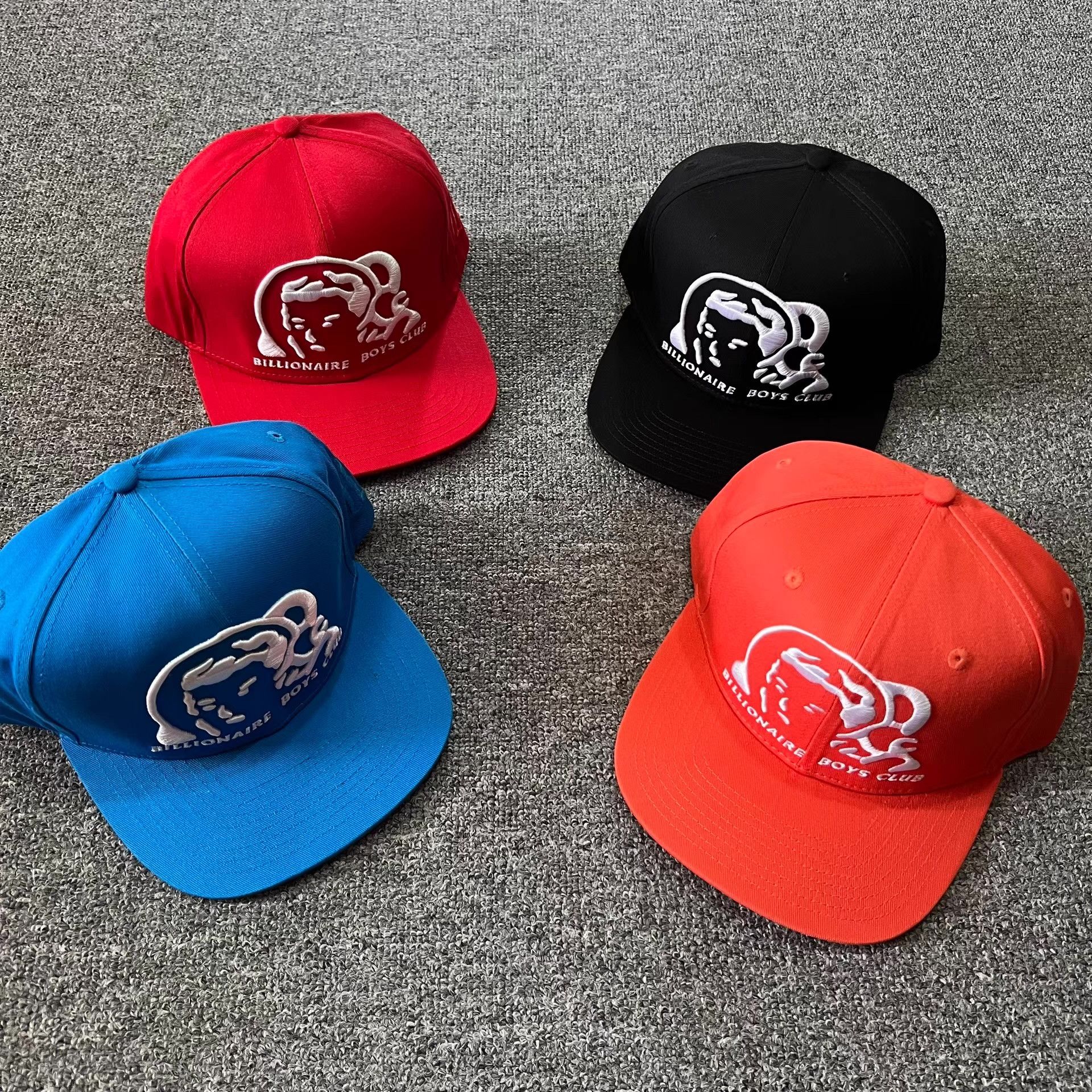 Billionaire Boys Club BBCClassicEmbroideredAstronautHeadFlatBrim Baseball Cap Q7 Size ONE SIZE - 4 Thumbnail
