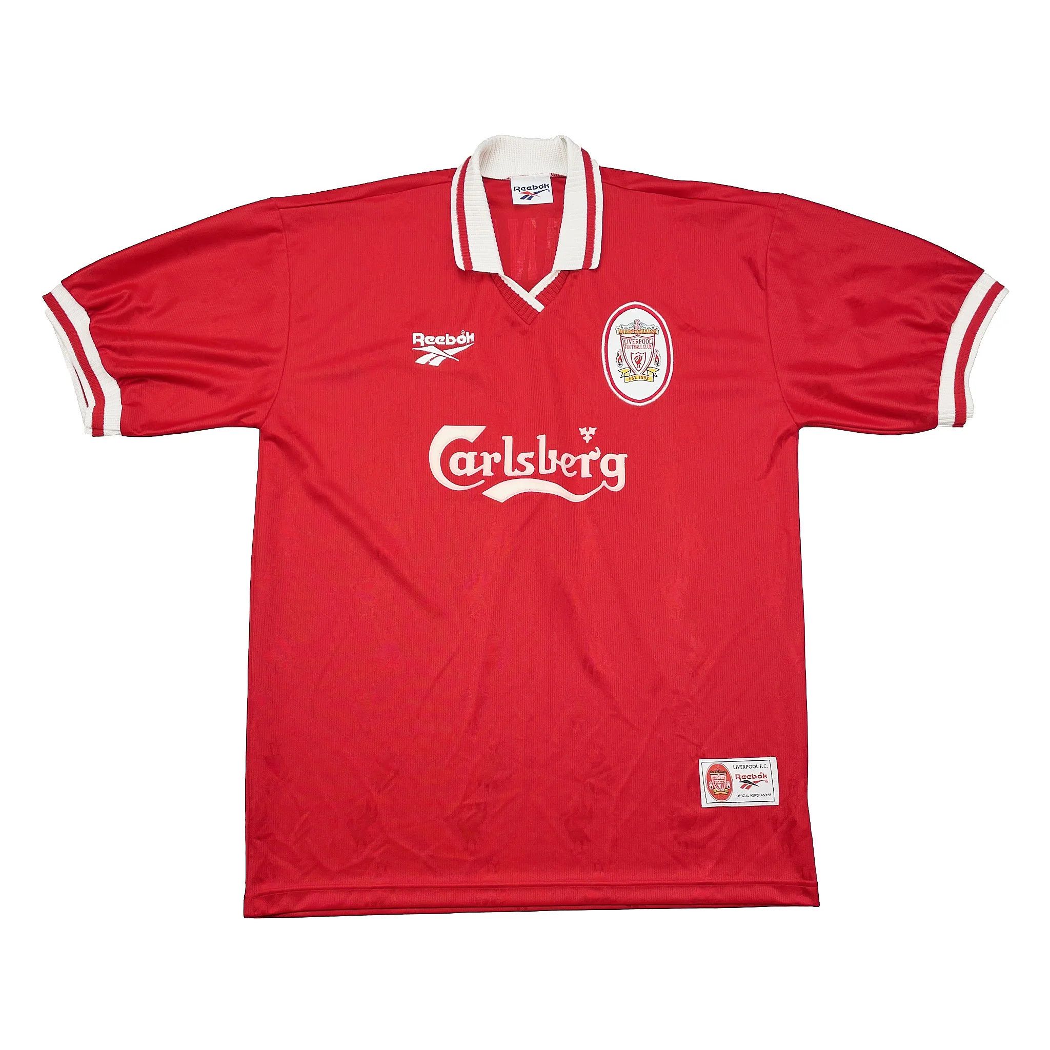 Other 1996/98 Liverpool Mcmanaman #7 Home Jersey Size US L / EU 52-54 / 3 - 2 Thumbnail