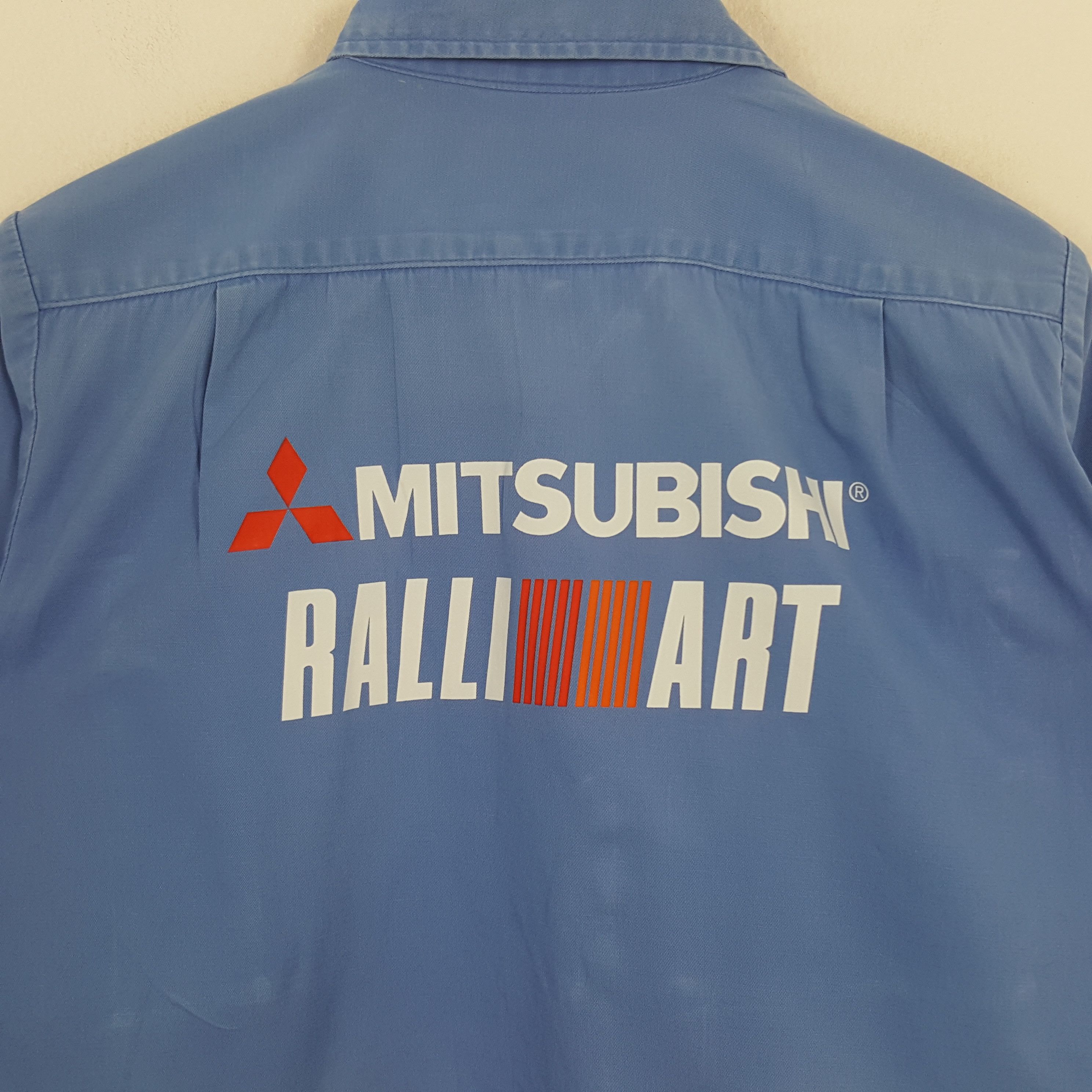 Japanese Brand × Vintage Vintage Mitsubishi Ralli Art Japanese Racing Custom Jacket Size US S / EU 44-46 / 1 - 2 Thumbnail