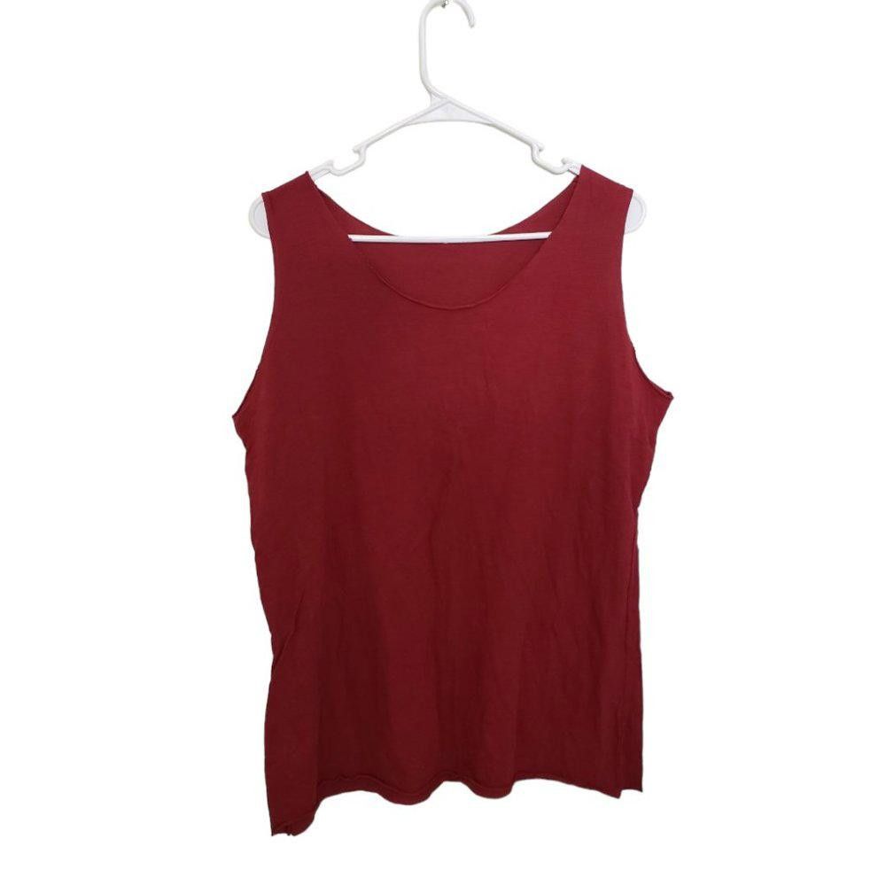 Designer CT557a Made in Italy Ladies Red Tank Top Size L / US 10 / IT 46 - 1 Thumbnail