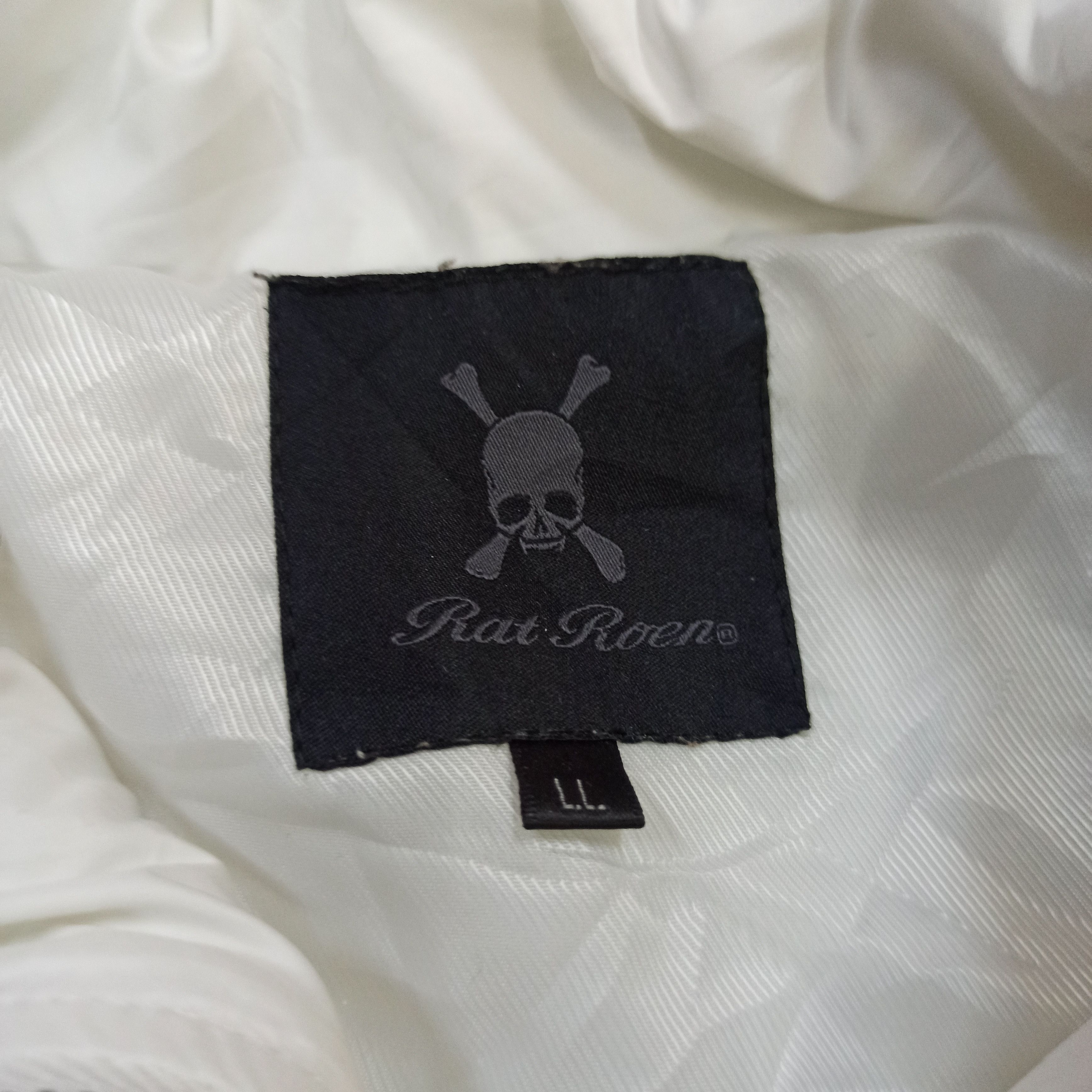 Roen Rat Roen Padded Down Jacket Full White Size US L / EU 52-54 / 3 - 8 Thumbnail