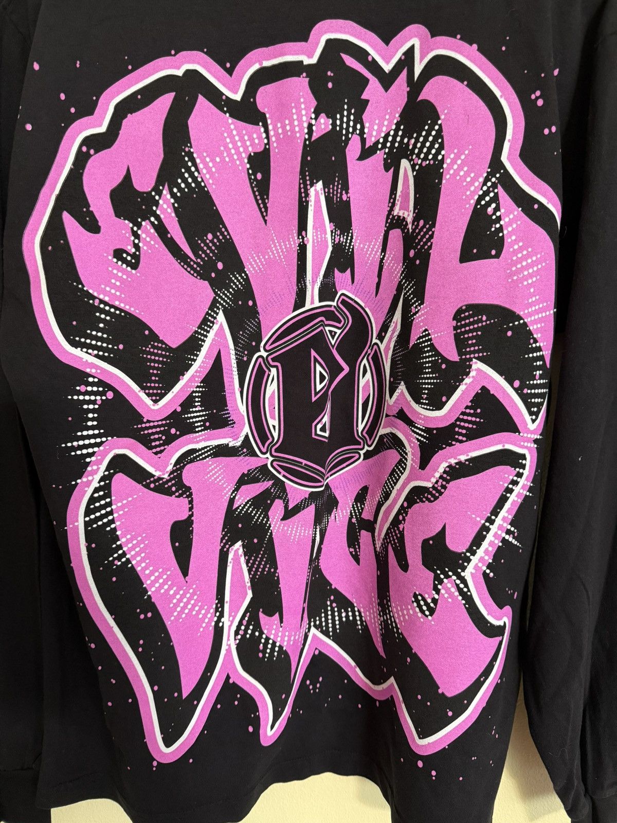 Other Evil Vice Long Sleeve Tee with Pink Graphic Skull Men’s S Size US S / EU 44-46 / 1 - 6 Thumbnail
