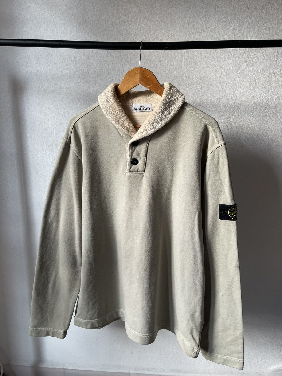 Stone Island Stone Island Two Button Henley Neck 11 Size US XXL / EU 58 / 5 - 1 Thumbnail