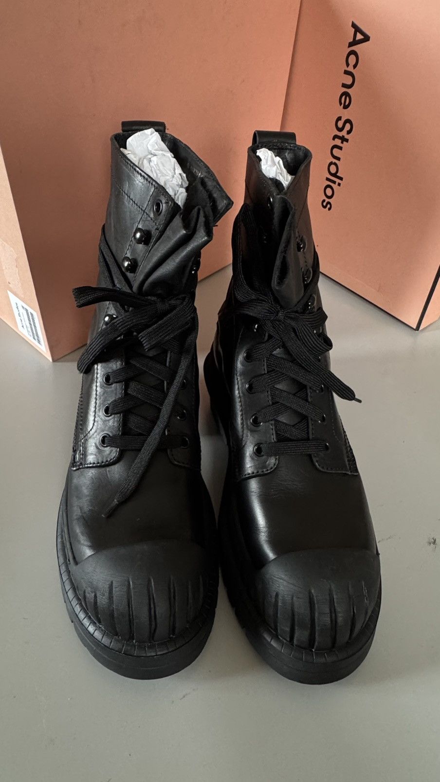 Acne Studios Back Zip Kevin Boots | Grailed