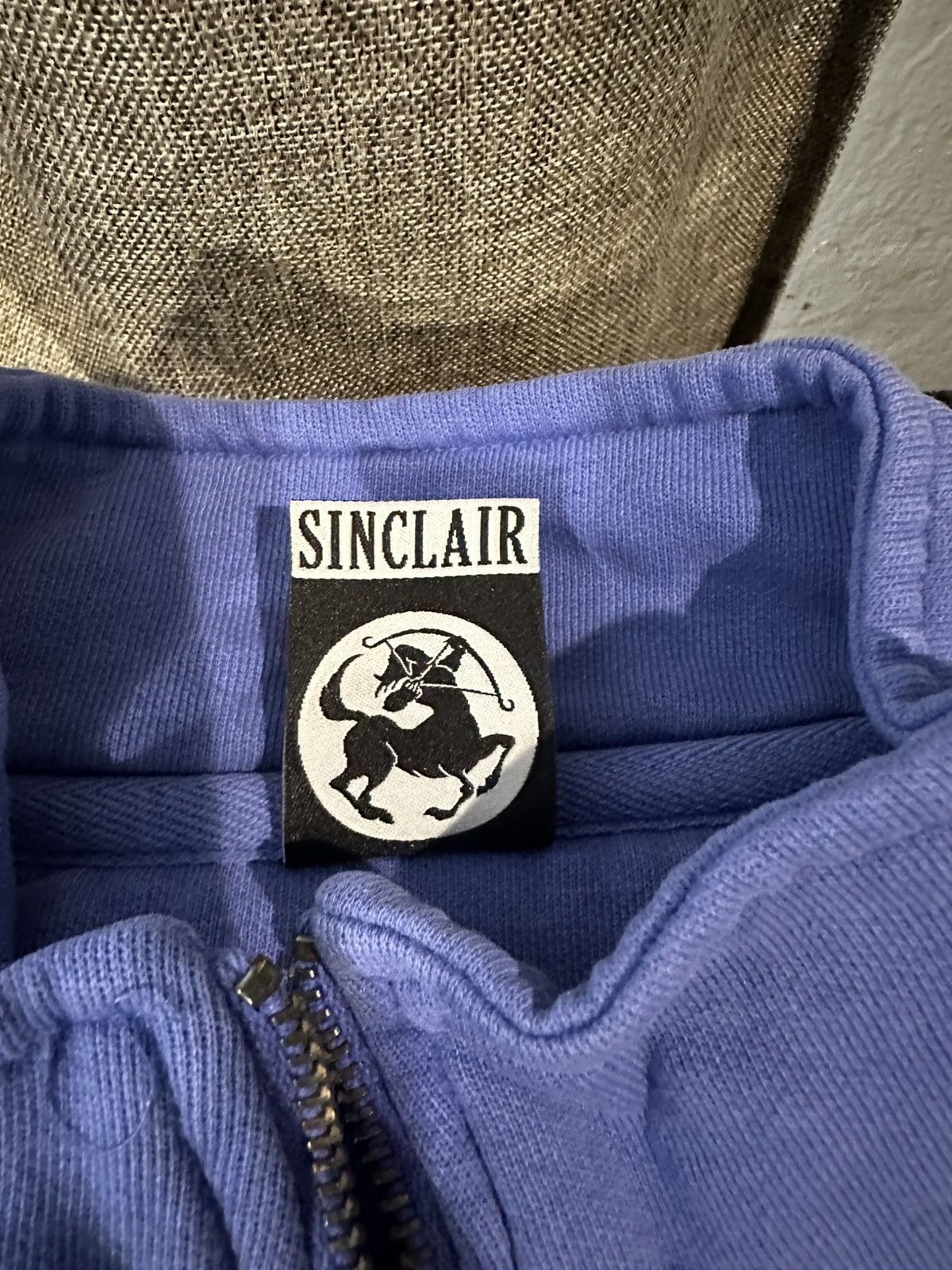 Sinclair Global Sinclair Washed Blue 1/4 Zip Pullover New Size US M / EU 48-50 / 2 - 3 Thumbnail