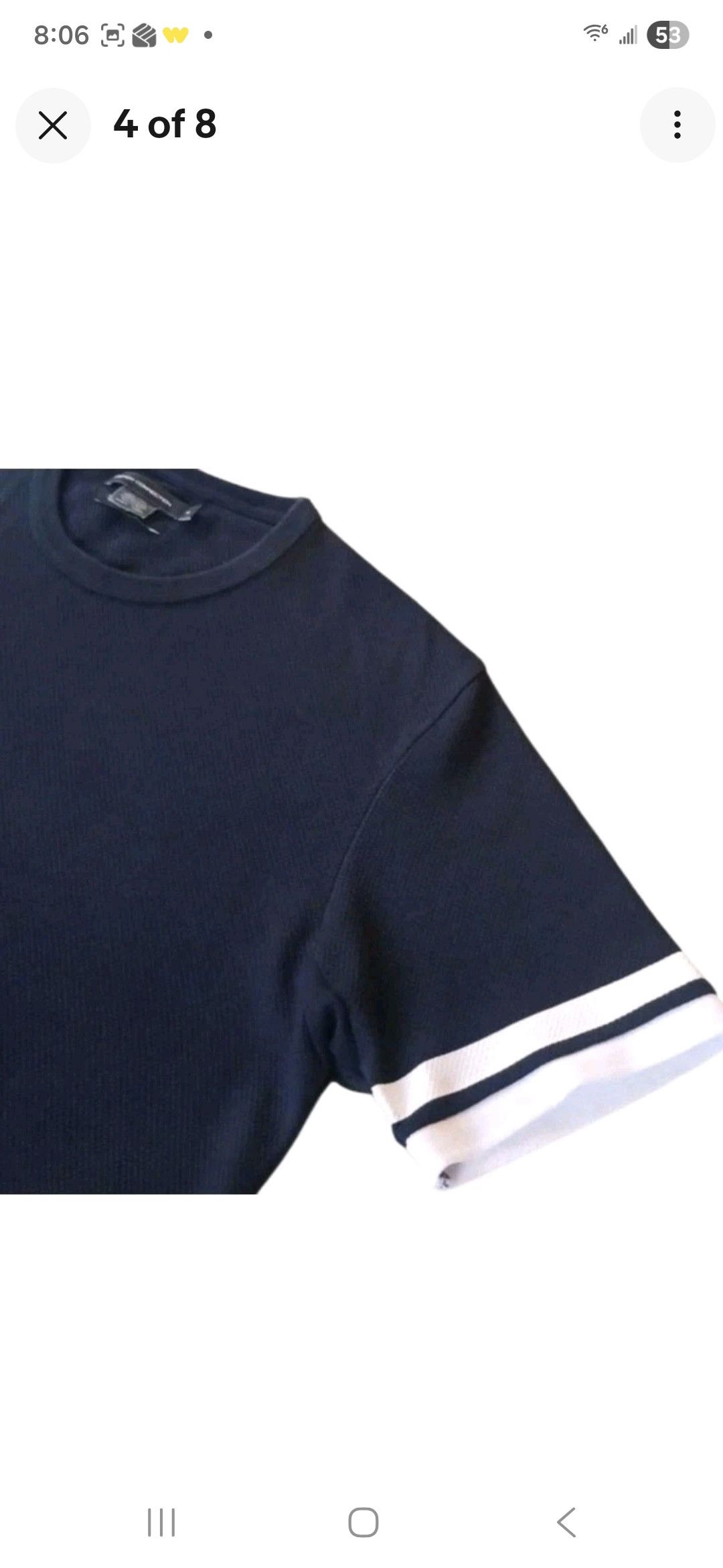 French Connection FRENCH CONNECTION Baseball Jersey T-Shirt Size US XL / EU 56 / 4 - 4 Thumbnail