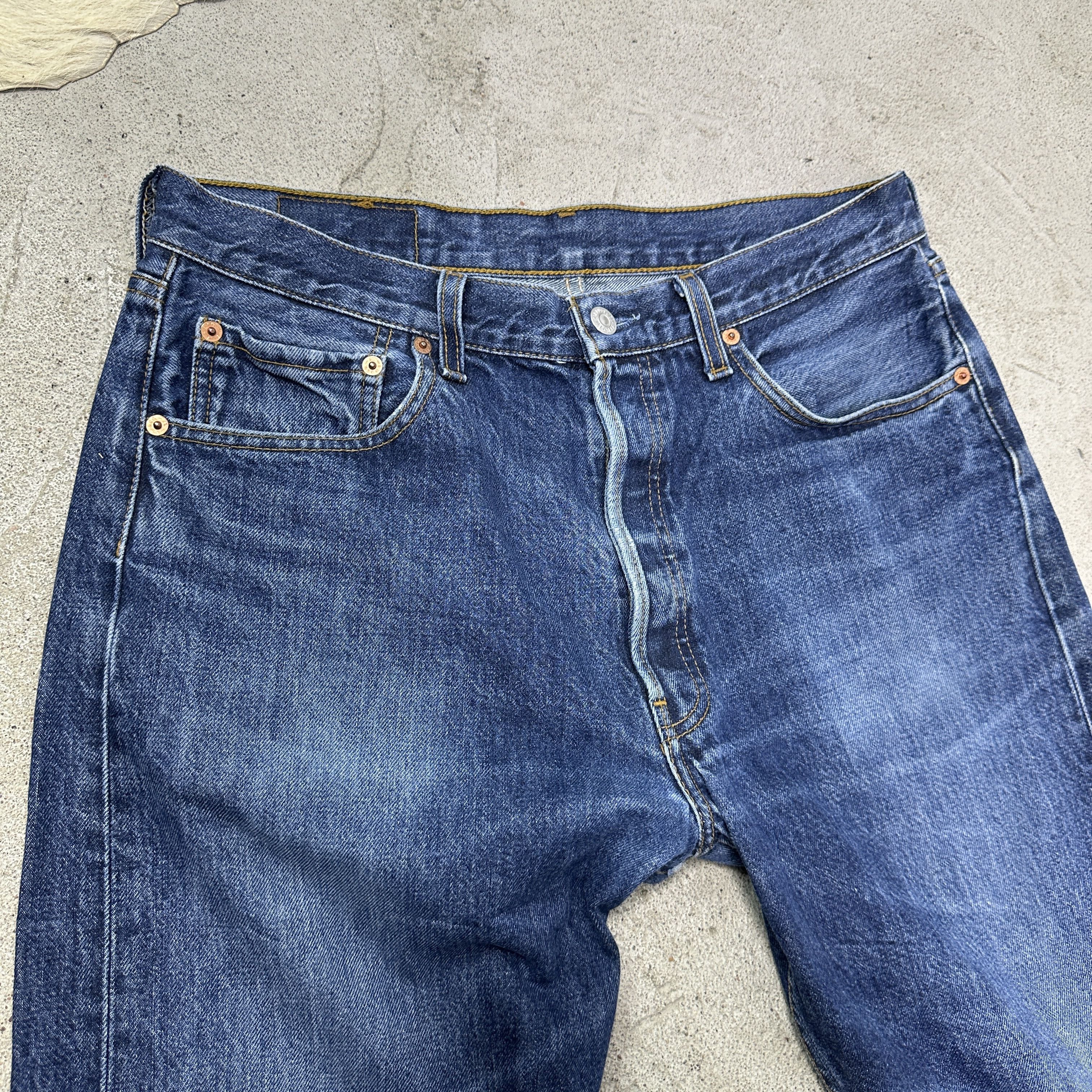 Levi's Vintage Denim Streetwear Preppy Levi's 501 Jeans 90s Size US 34 / EU 50 - 5 Thumbnail