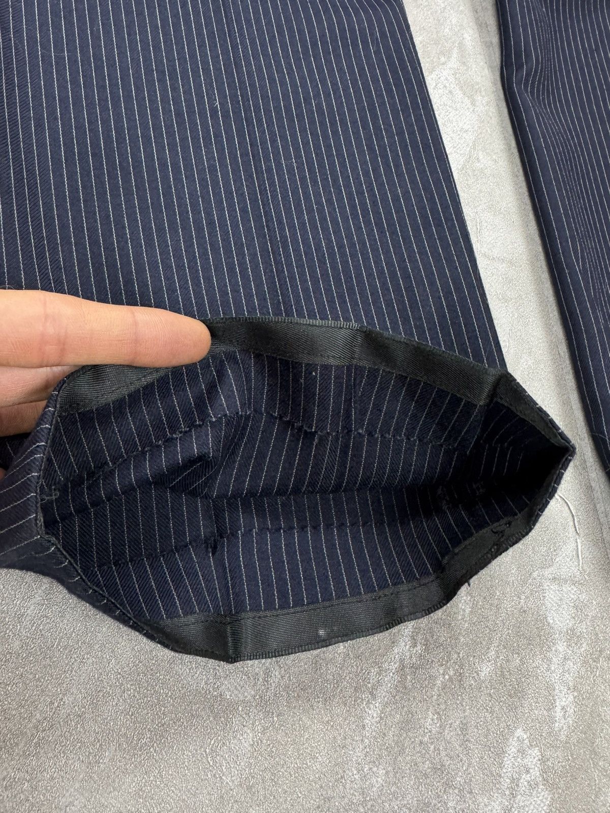 Other Vintage wool stripes trousers pants London Bespoke Mens 31 Size US 31 - 11 Thumbnail