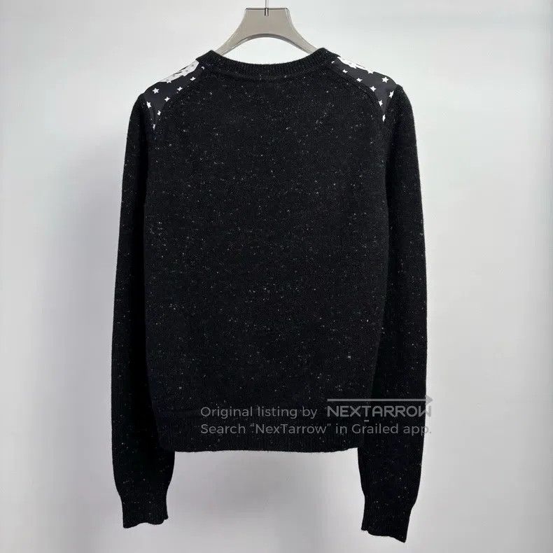 Hermes Hermes Black and White Color Goat Cashmere Knit Top Size XS / US 0-2 / IT 36-38 - 2 Thumbnail