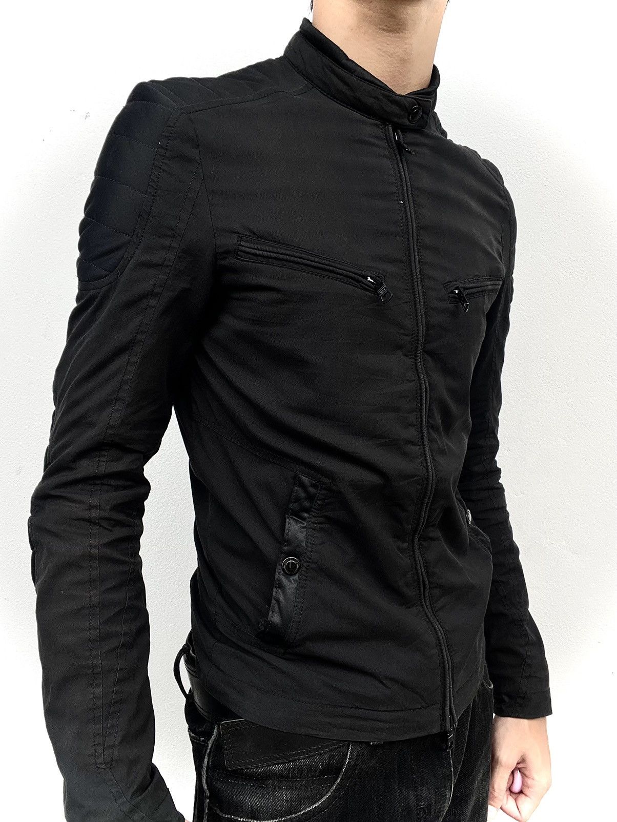 Armani Exchange 2000 Armani Exchange Biker Jacket Size US S / EU 44-46 / 1 - 1 Thumbnail