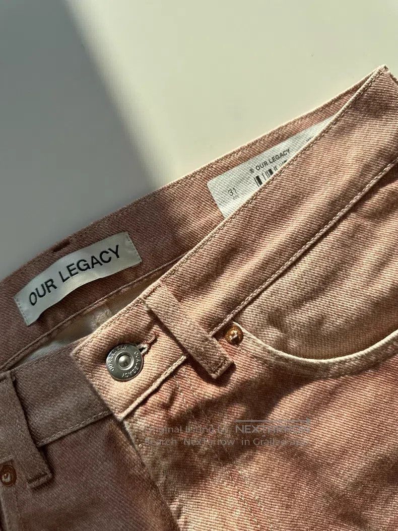 Our Legacy Our Legacy Pink Trousers Size US 31 - 4 Thumbnail