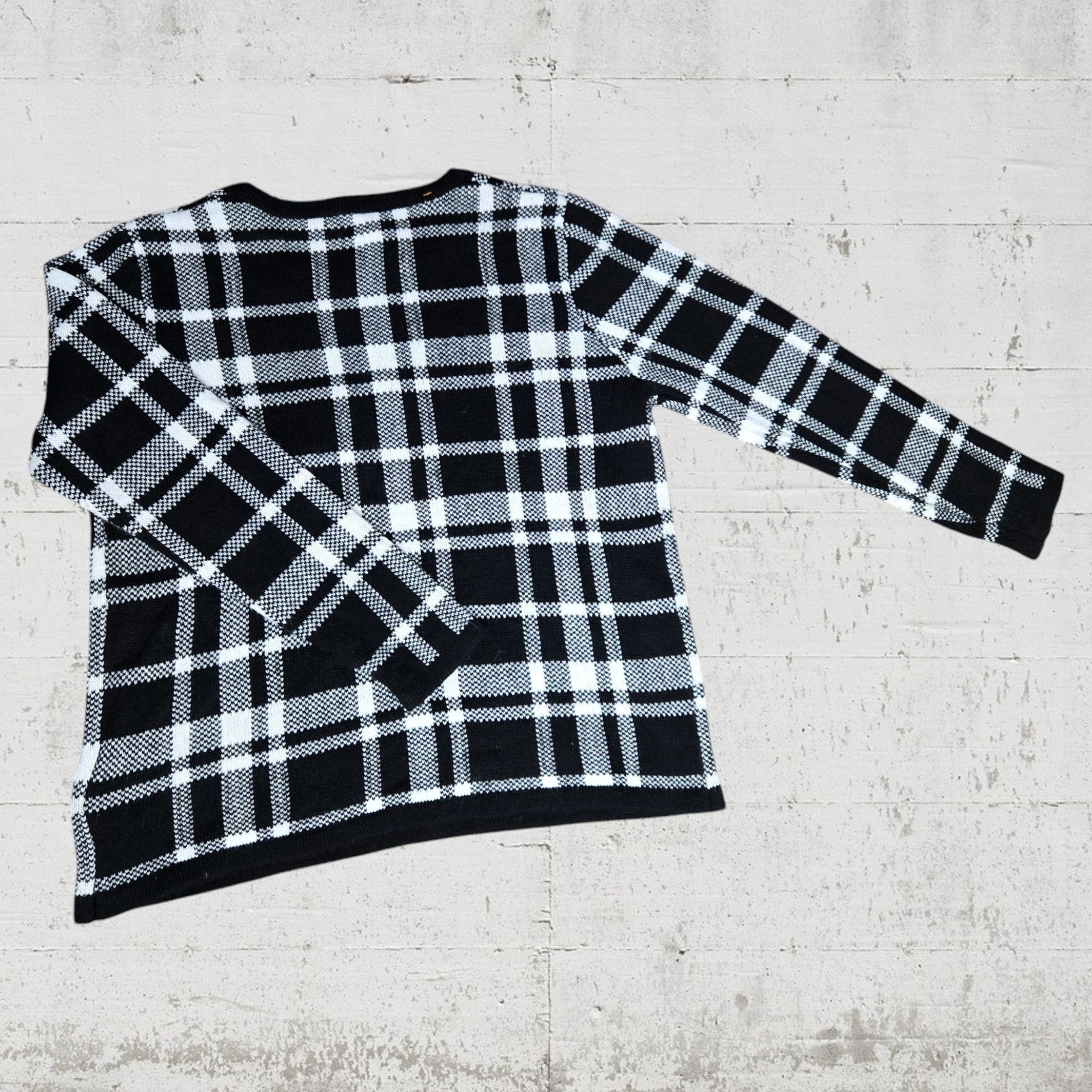 Other Black Plaid Ugly Christmas Sweater Size XL Size XL / US 12-14 / IT 48-50 - 4 Thumbnail