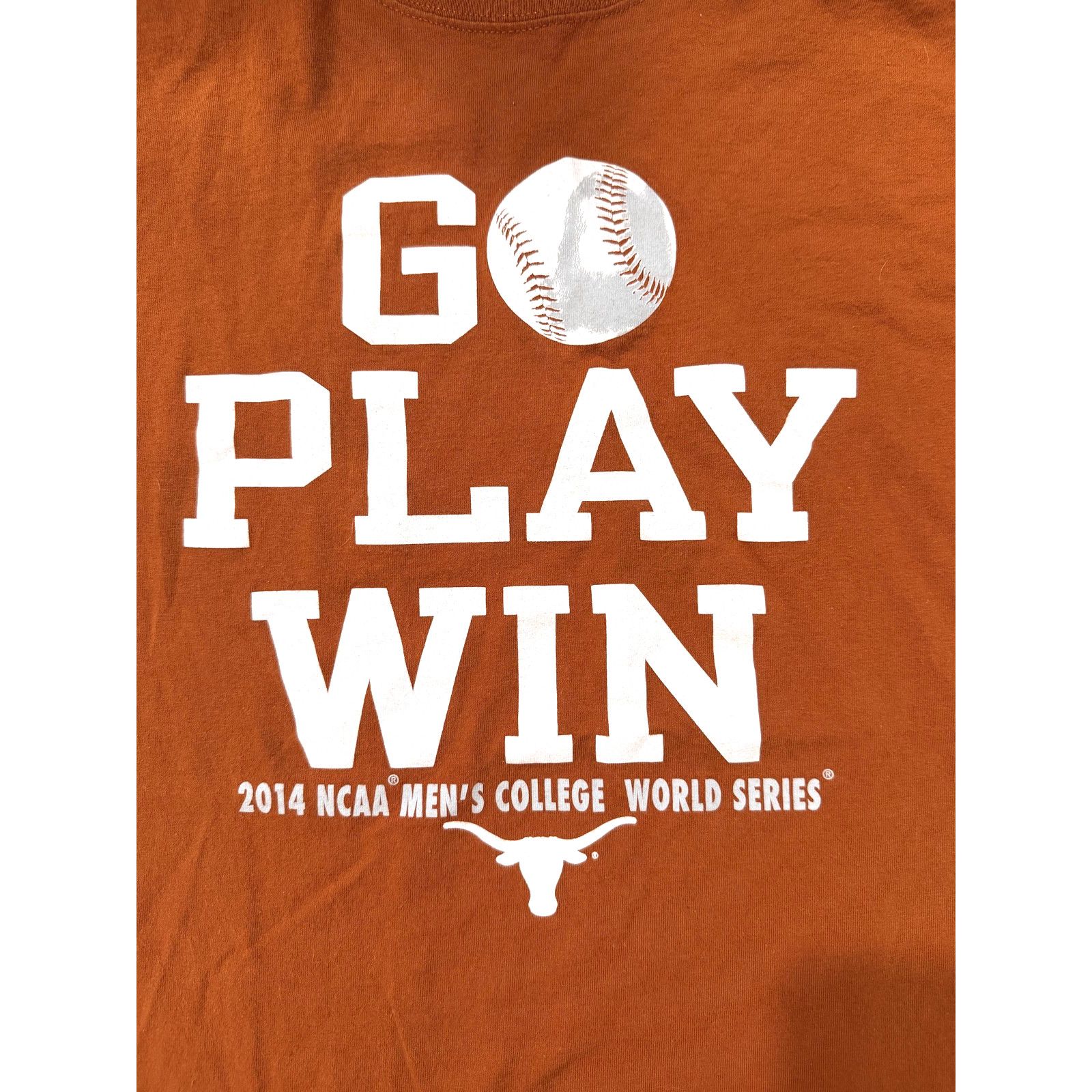 Russell Athletic Texas Longhorns Shirt Mens MED Orange NCAA Baseball 2014 CWS Size US M / EU 48-50 / 2 - 2 Thumbnail